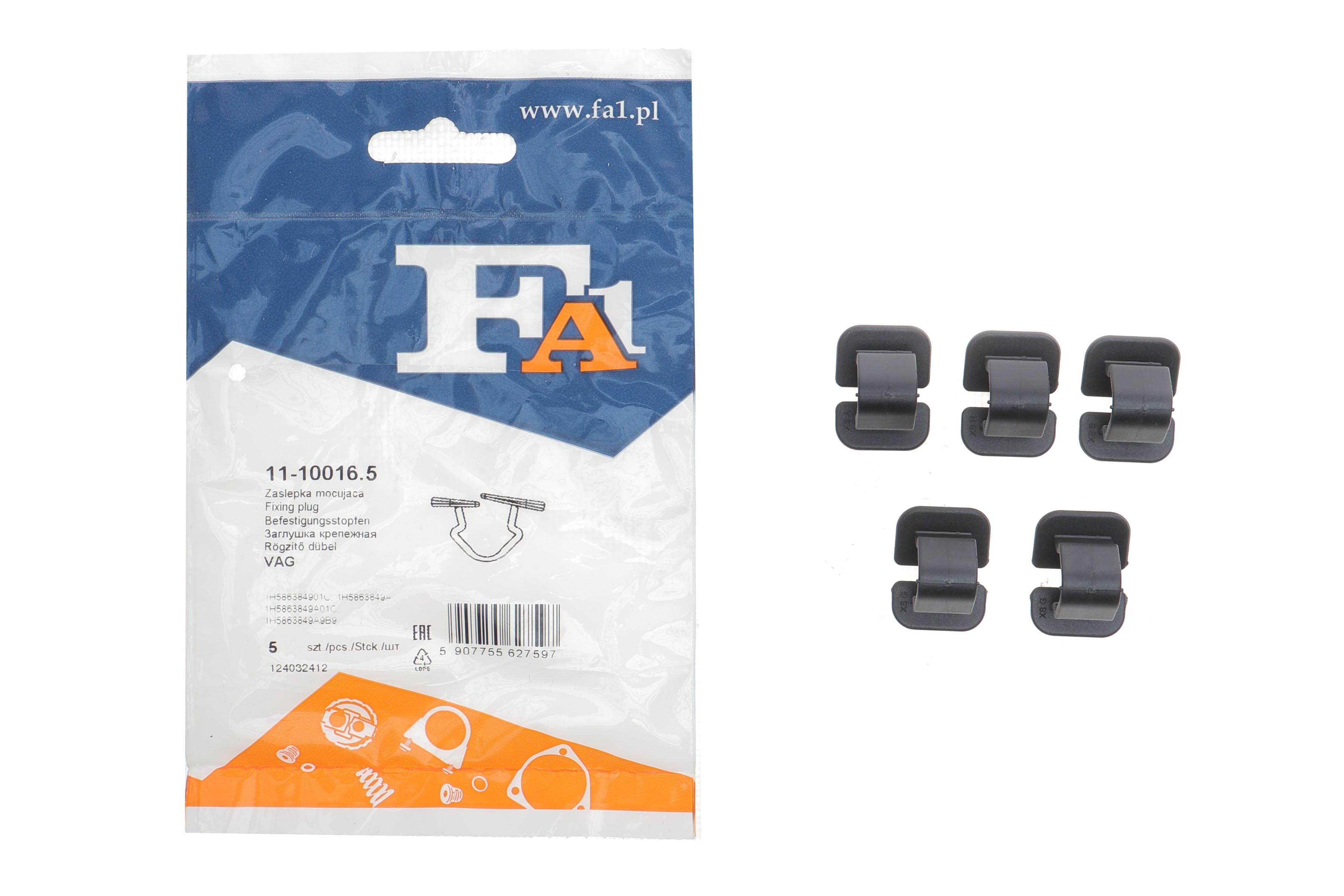 Кліпса кріплення шумоізоляції капоту (к-кт 5 шт) Skoda Octavia 1.6 MPI 04-13