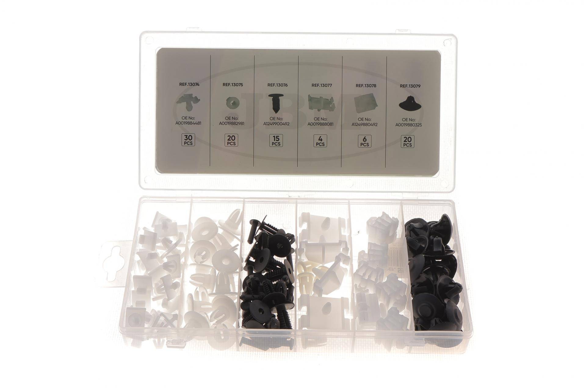 Набір кліпс пластикових Mercedes-Benz (95шт)