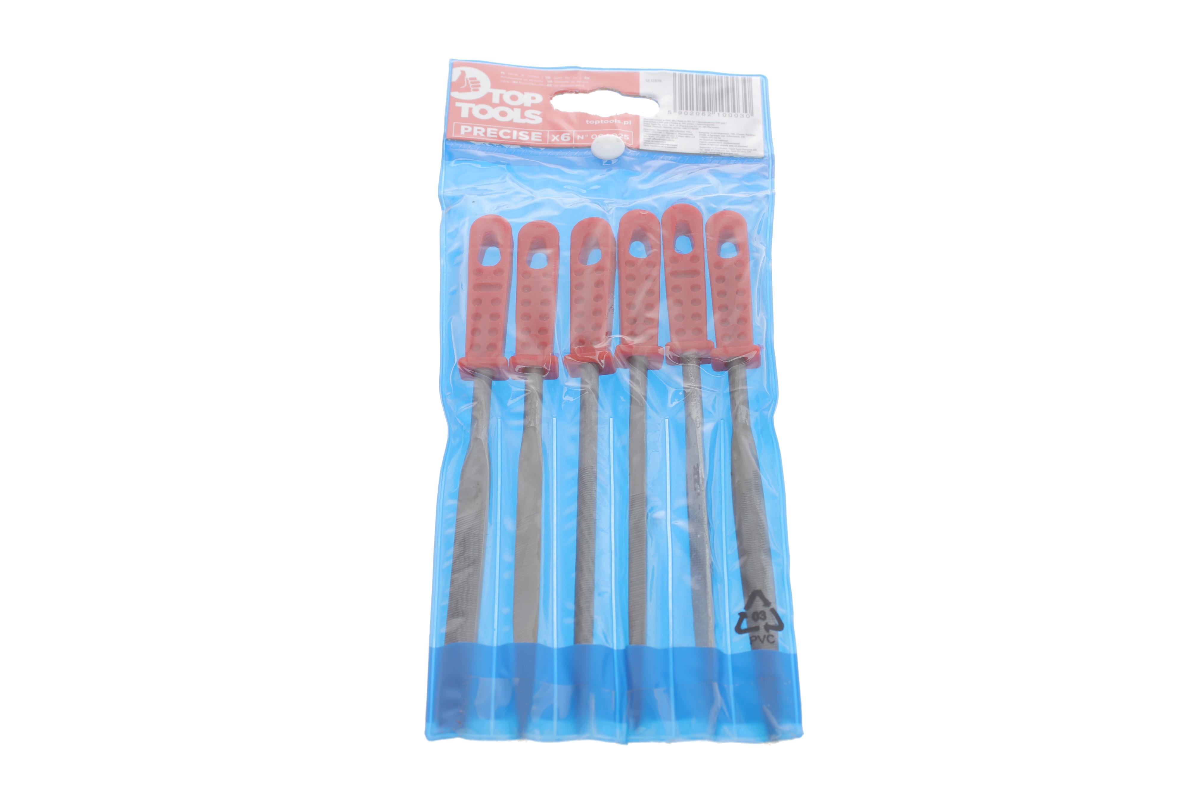 Набор надфилей 220 мм 6 ед.