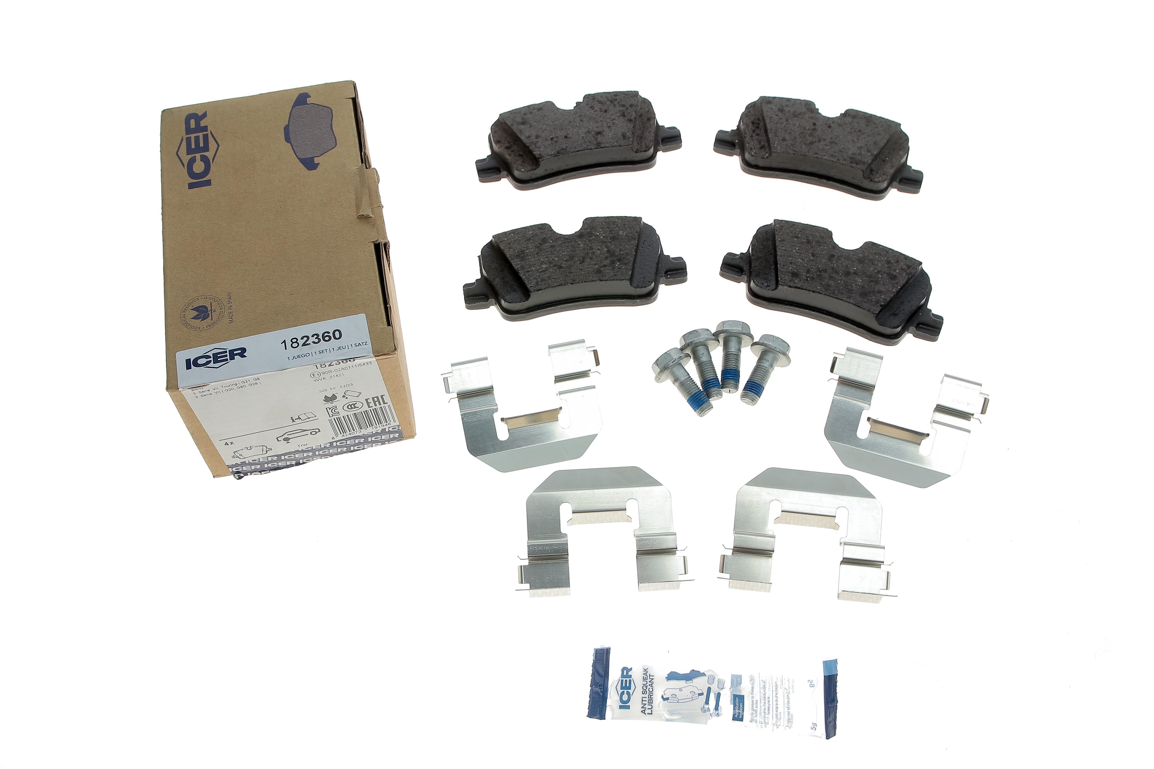 Колодки тормозные (задние) BMW 3 (G20/G21/G80/G81/G28)/4 (G22/G23/G82/G83/G26) 18-/2 (G42/G87) 21-