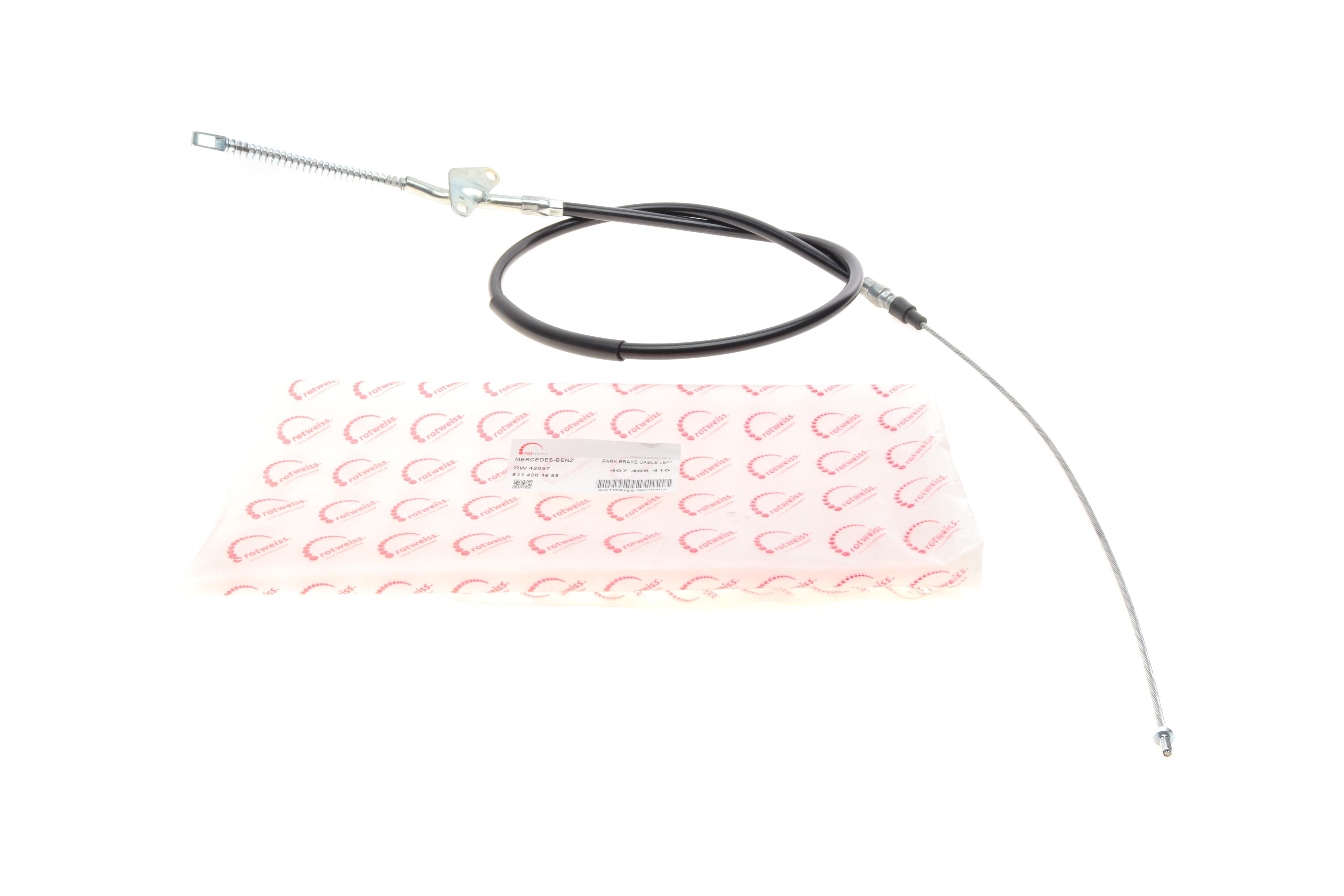 Трос ручника (задній) (L) DB 407-410 (6114201685)