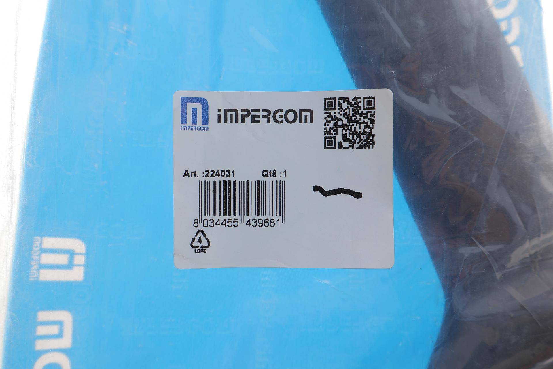 Патрубок інтеркулера (верхній) Citroen Jumper/Fiat Ducato 2.8HDi/2.8JTD 00-