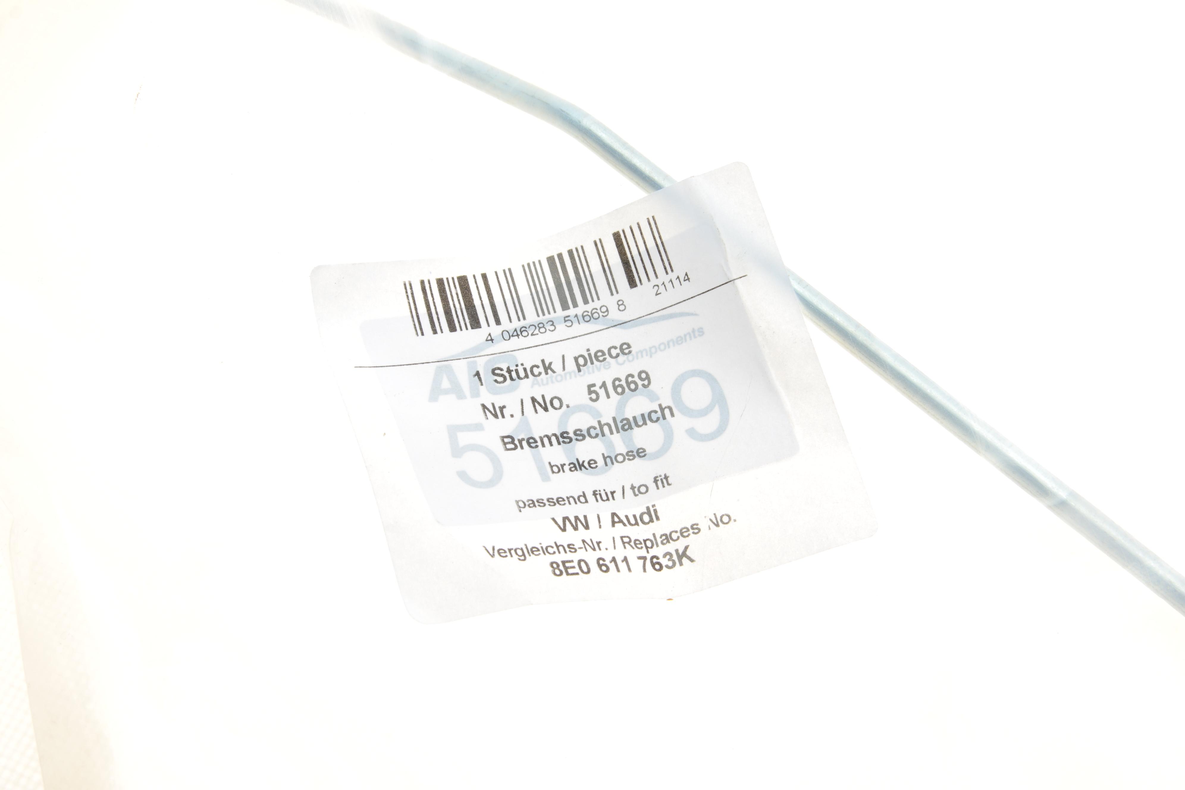 Шланг гальмівний (задній) Audi A6/Skoda SuperB/VW Passat 97-08 (L)