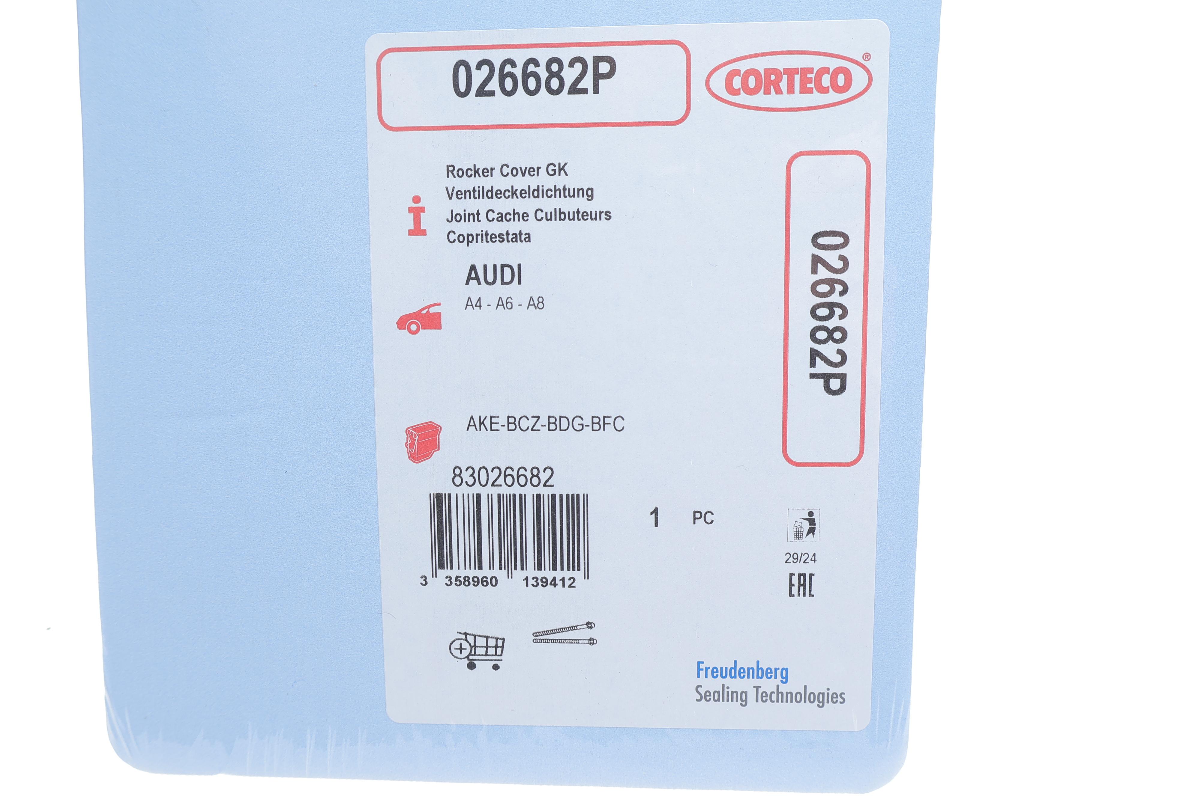 Прокладка кришки клапанів Audi A4/A6/A8 97-05/Skoda Superb 01-08/VW Passat 2.5TDI 98-05 (к-кт)