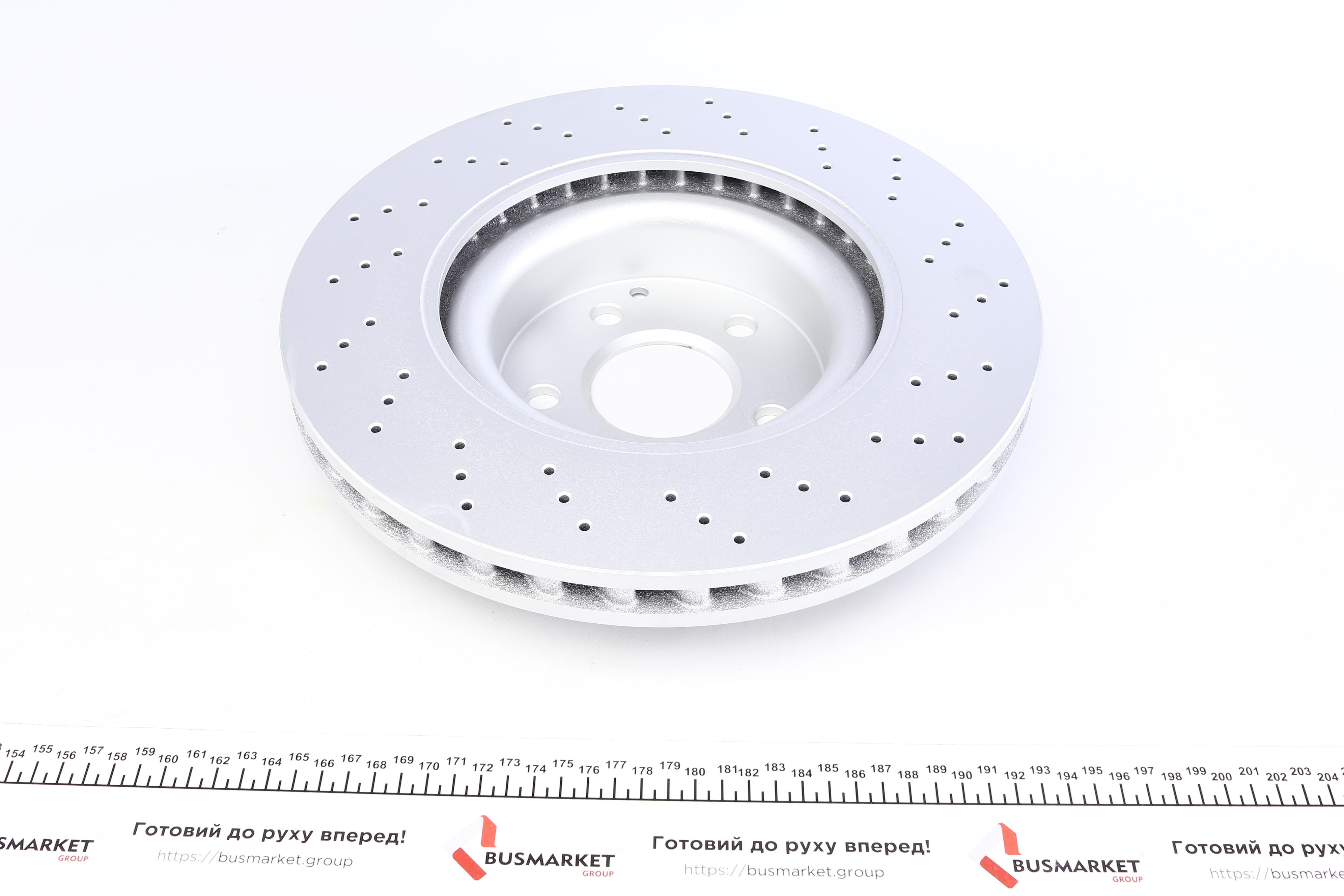 Диск тормозной (передний) MB S-class (W221) 05-13 (335x32) PRO+