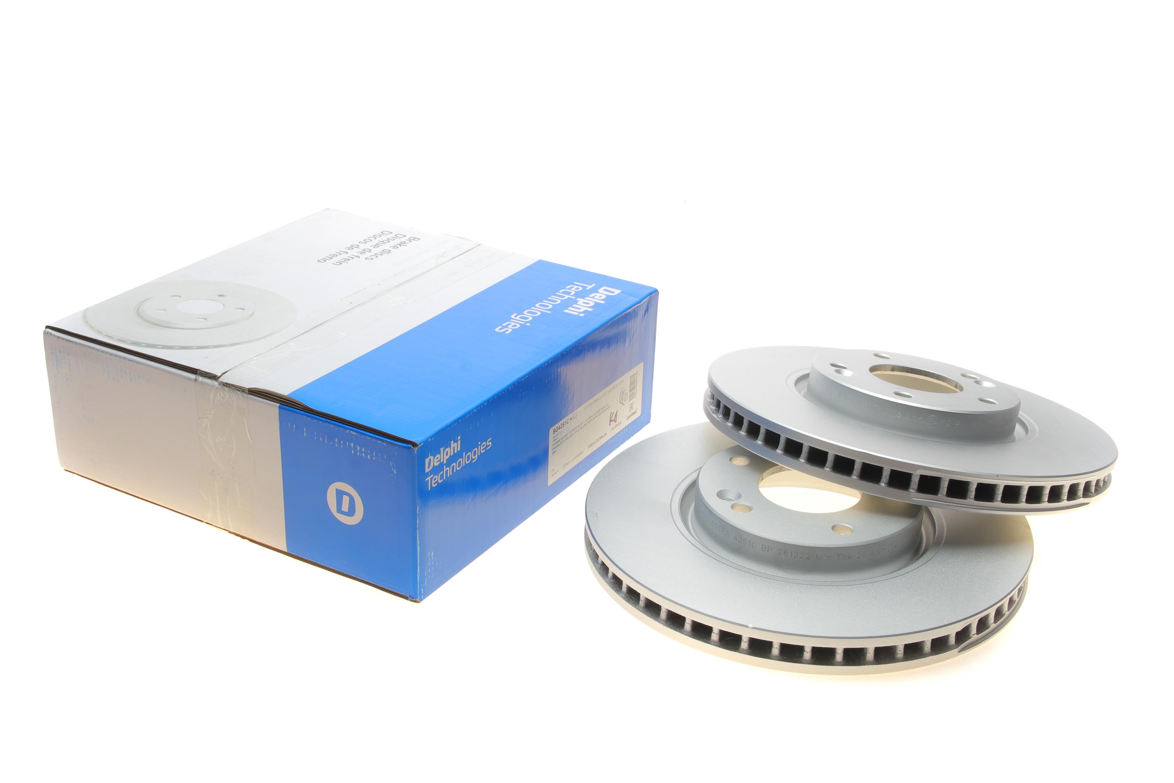 Диск тормозной (передний) (к-кт 2 шт) Hyundai I30 II 11-/Kia Cee'D/ Cerato III 13- (300x28) (вент.)