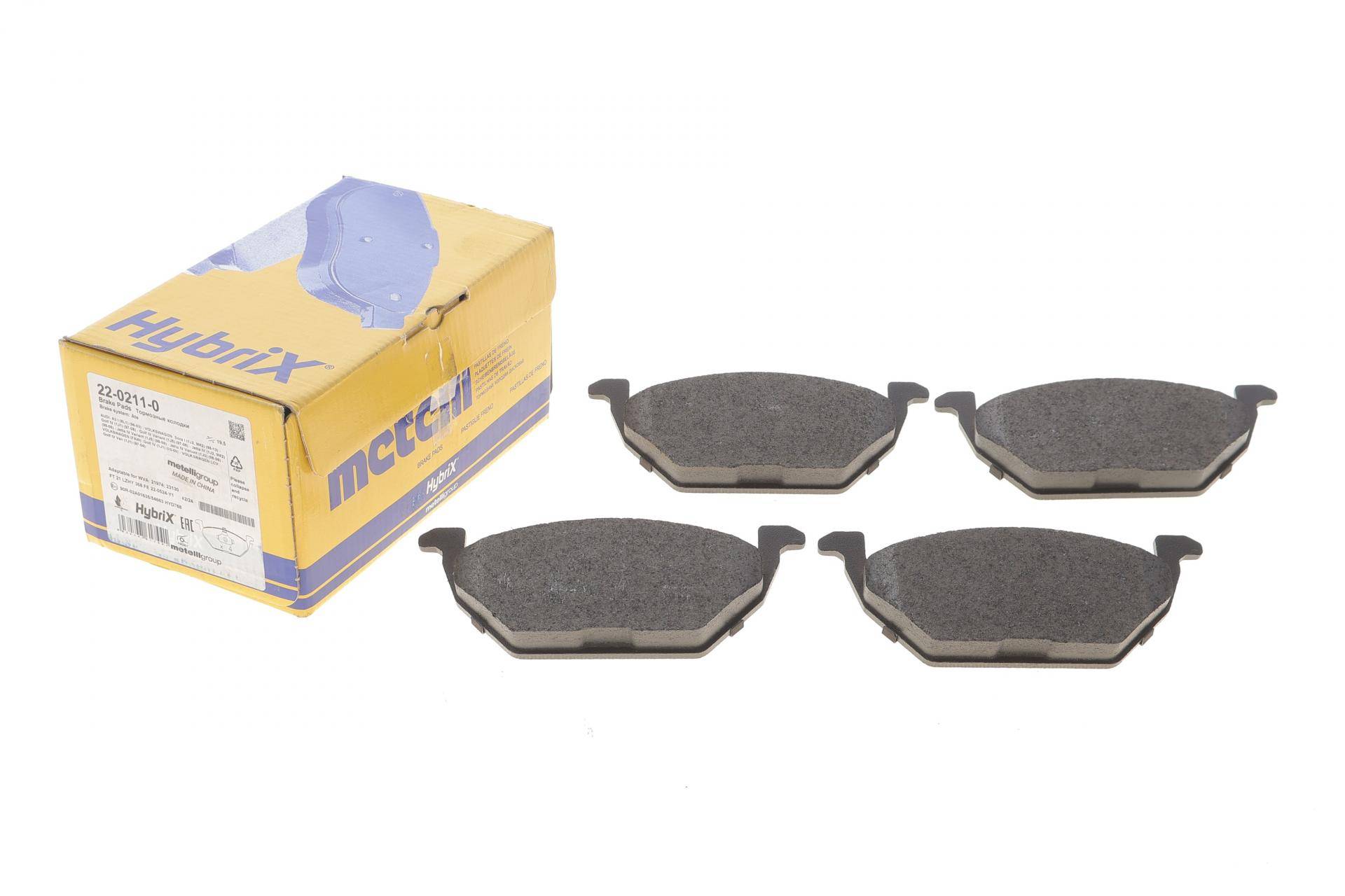 Колодки гальмівні (передні) Audi A3/Seat Toledo 96-04/Skoda Octavia 96-07/VW Golf 97-05/Polo 02-