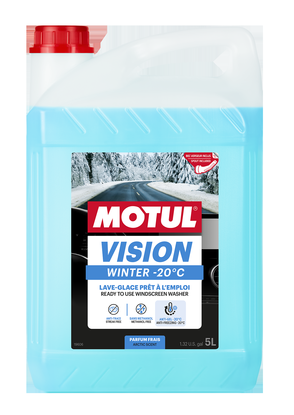 Омивач скла зима (5L) Vision Winter -20° (103838/107787/106456)