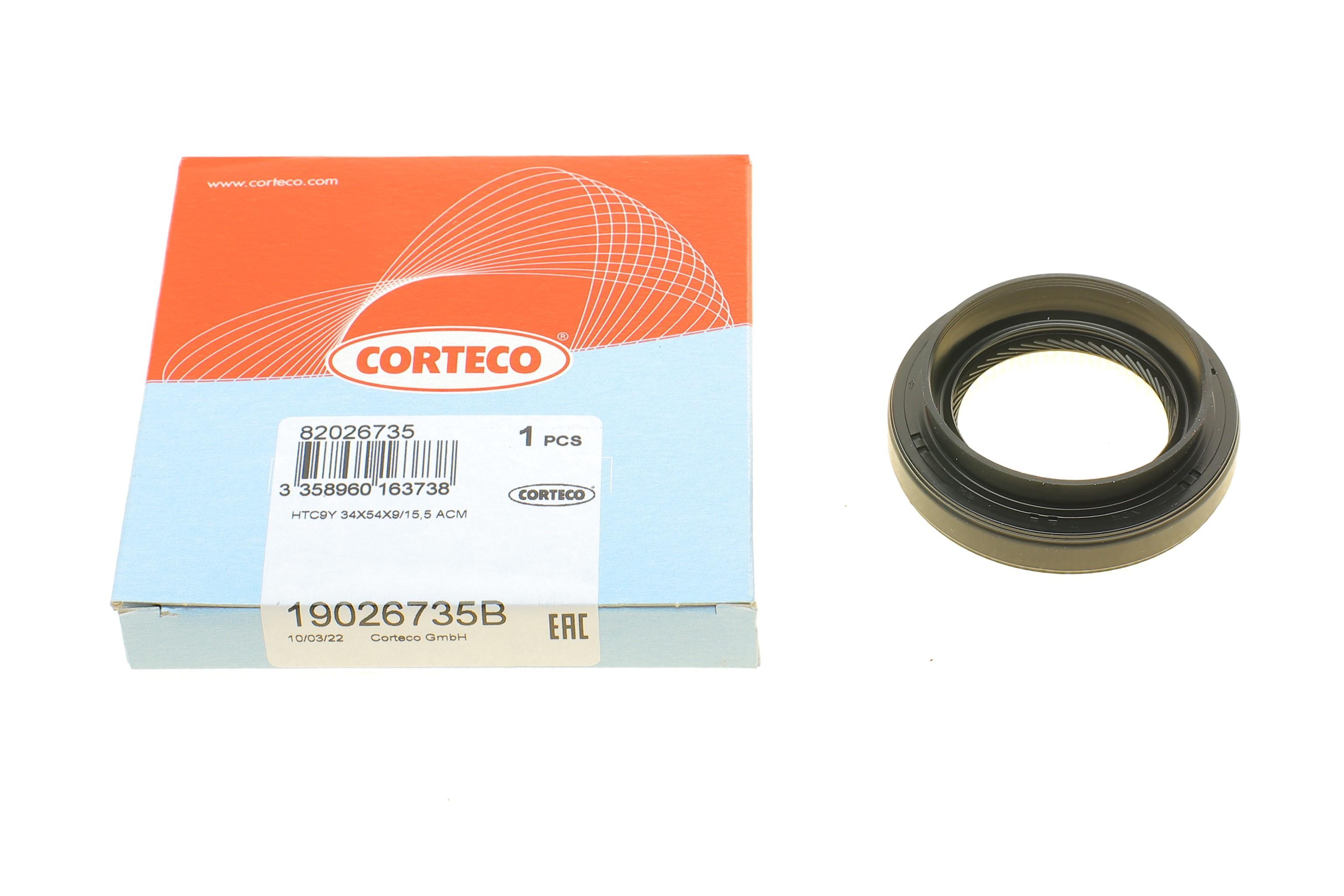 Сальник півосі (R) Citroen C1/Toyota Yaris/Corolla 00- (34x54x9x15,5)