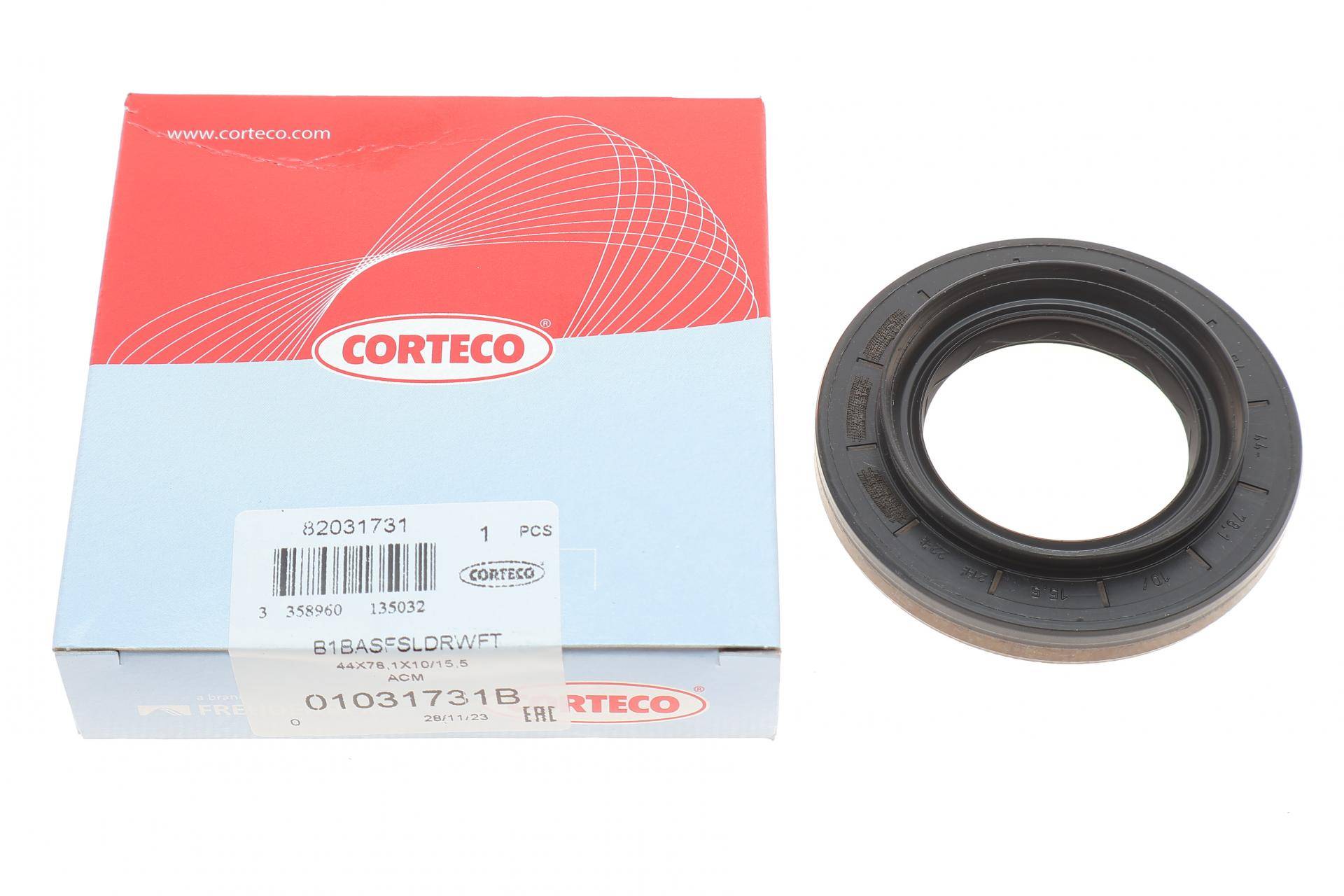 Сальник півосі (редуктора) BMW 3 (E46) 1.6-2.0i 98-05 (44x78.1x10/15.5)