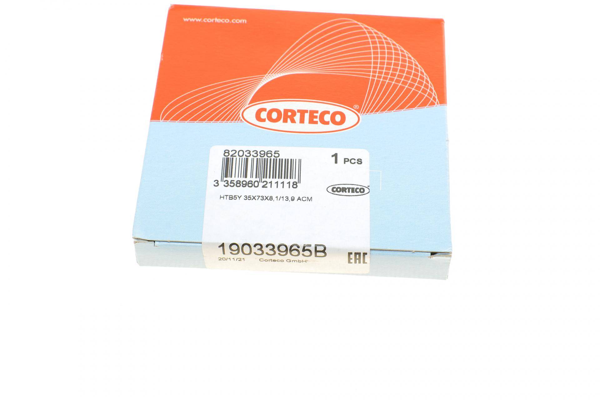 Сальник півосі Opel Astra H/J/Vectra C 1.9-3.0 CDTI 04- (35x73x8.1/13.9)