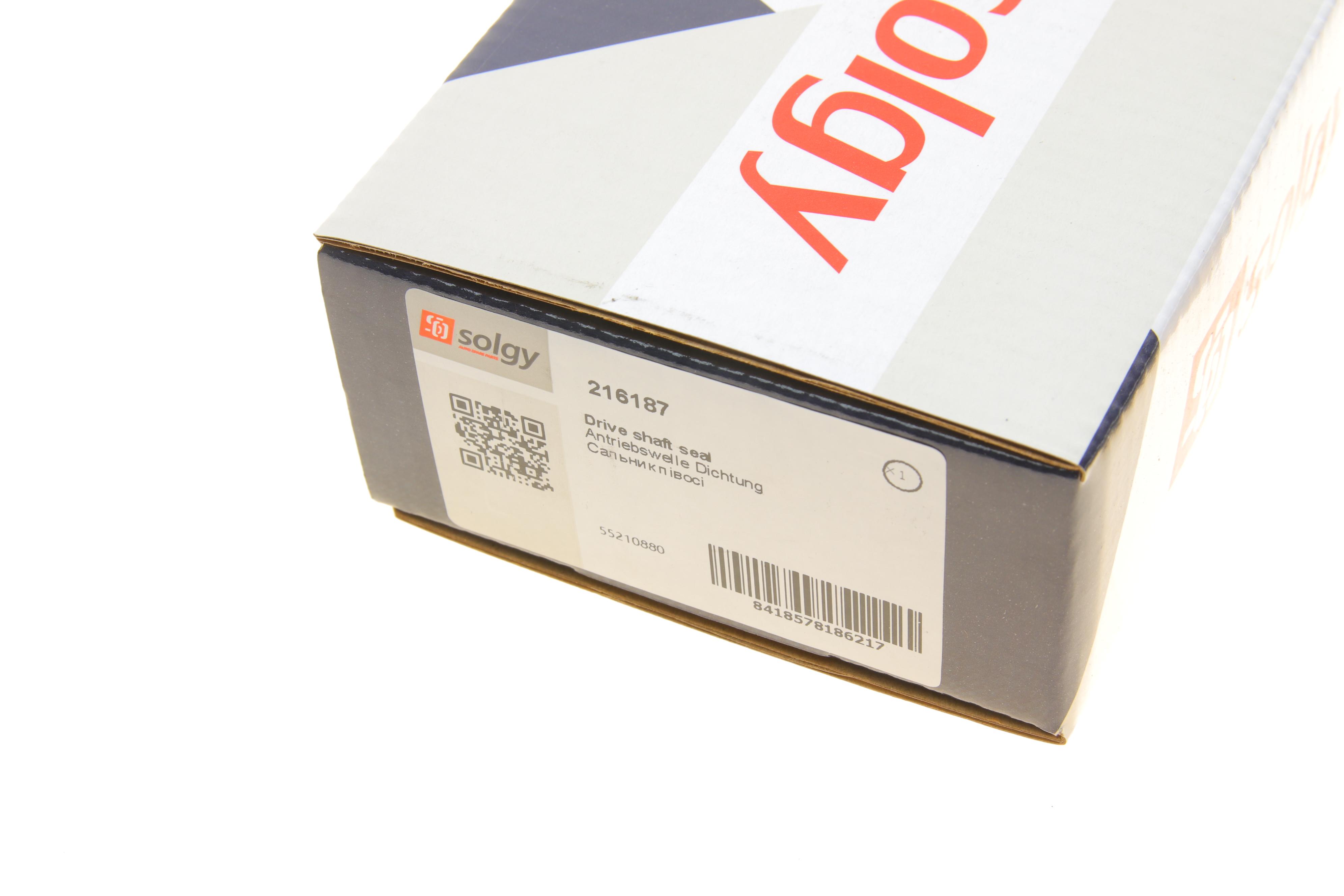 Сальник півосі (L) Fiat Ducato 06- (з кронштейном)