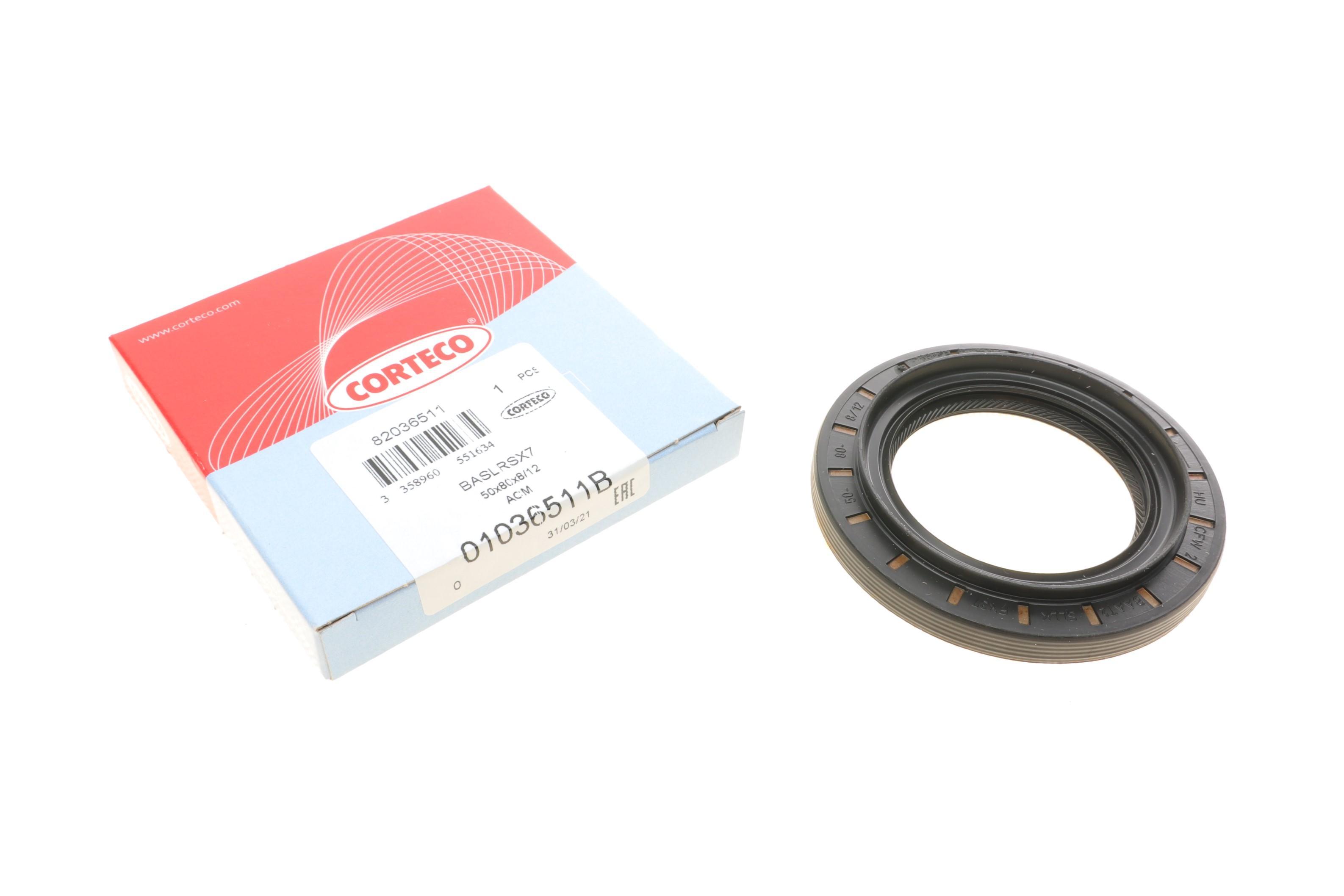 Сальник дифференціала VW Touareg 2.5-6.0 02-18/Alfa Romeo 159 1.9-3.2 05-11 (50x8/80x12mm)