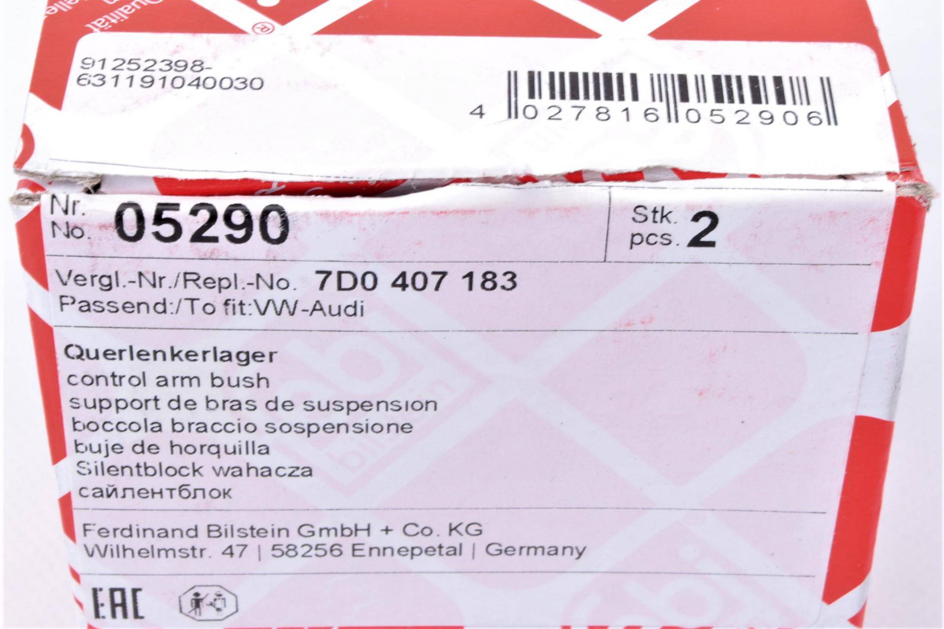 Сайлентблок важеля (переднього/знизу/спереду) VW T4 96-03