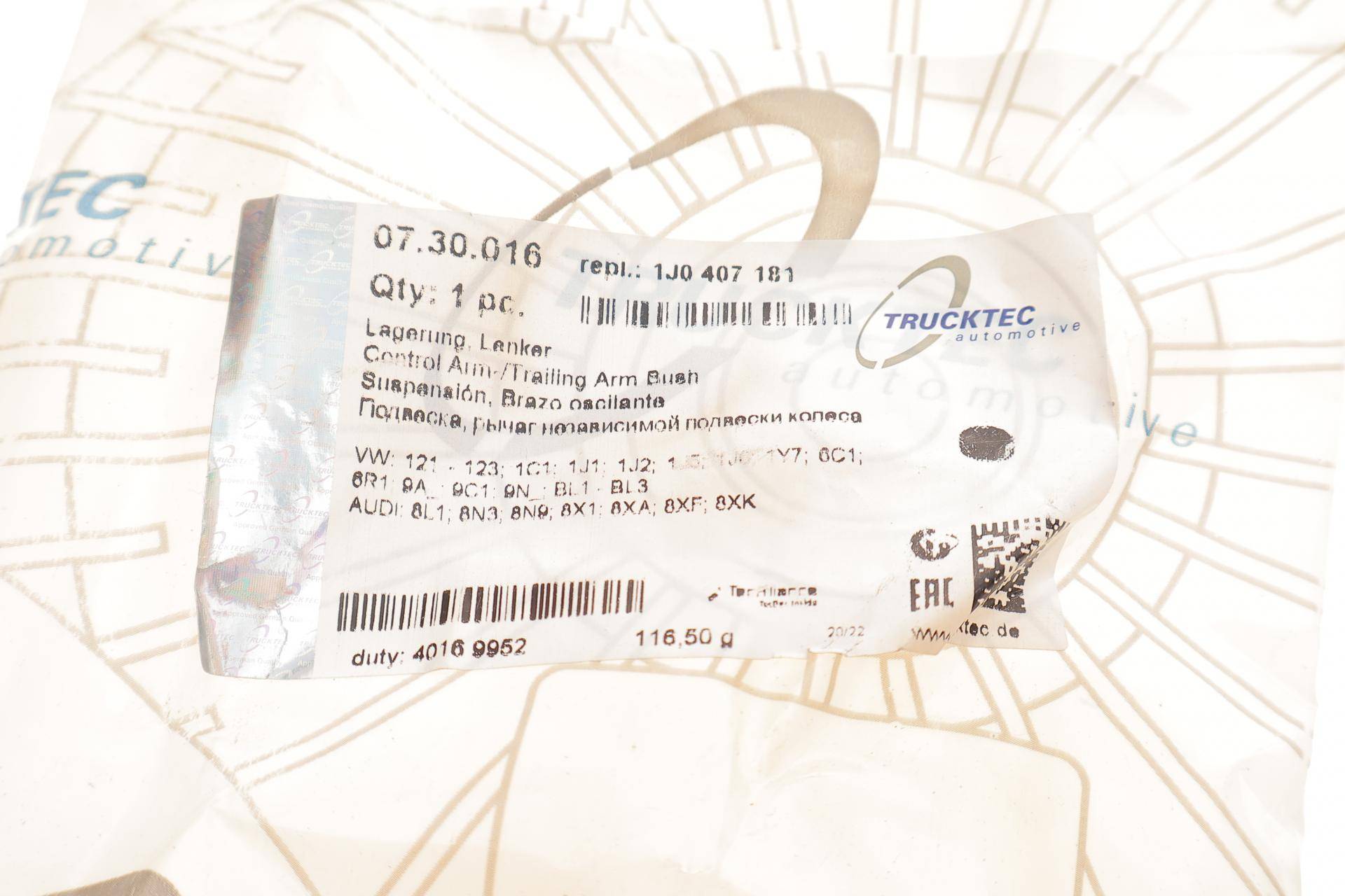 Сайлентблок важеля (переднього/ззаду) VW Golf IV