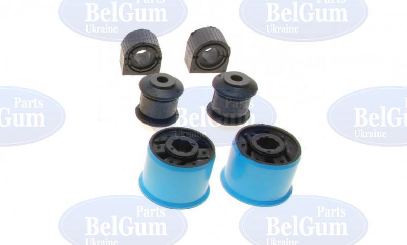 Комплект передньої підвіски VW Caddy/Golf/Passat/Tiguan/Touran 05- (d=23mm) (4 сайлент.важ/2 втулк.стаб. d=23mm)