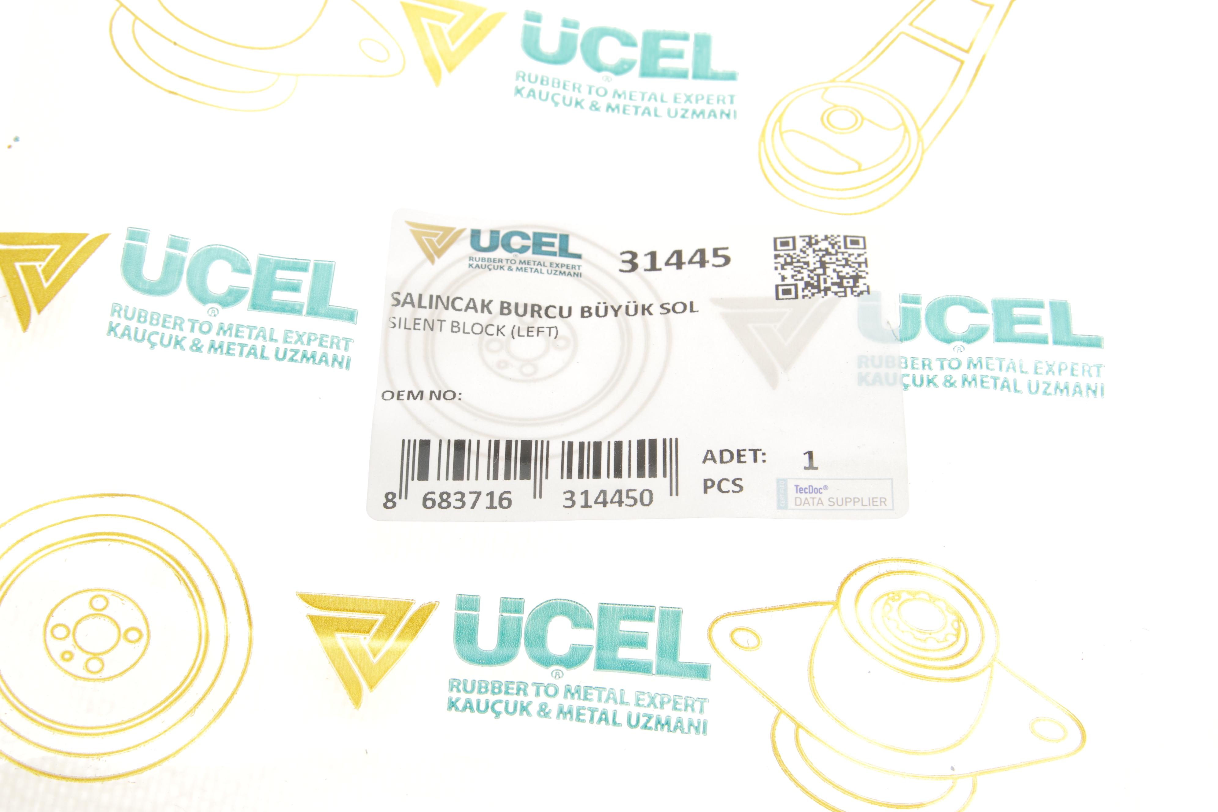 Сайлентблок важеля (переднього/ззаду) Fiat Doblo 01- (L)