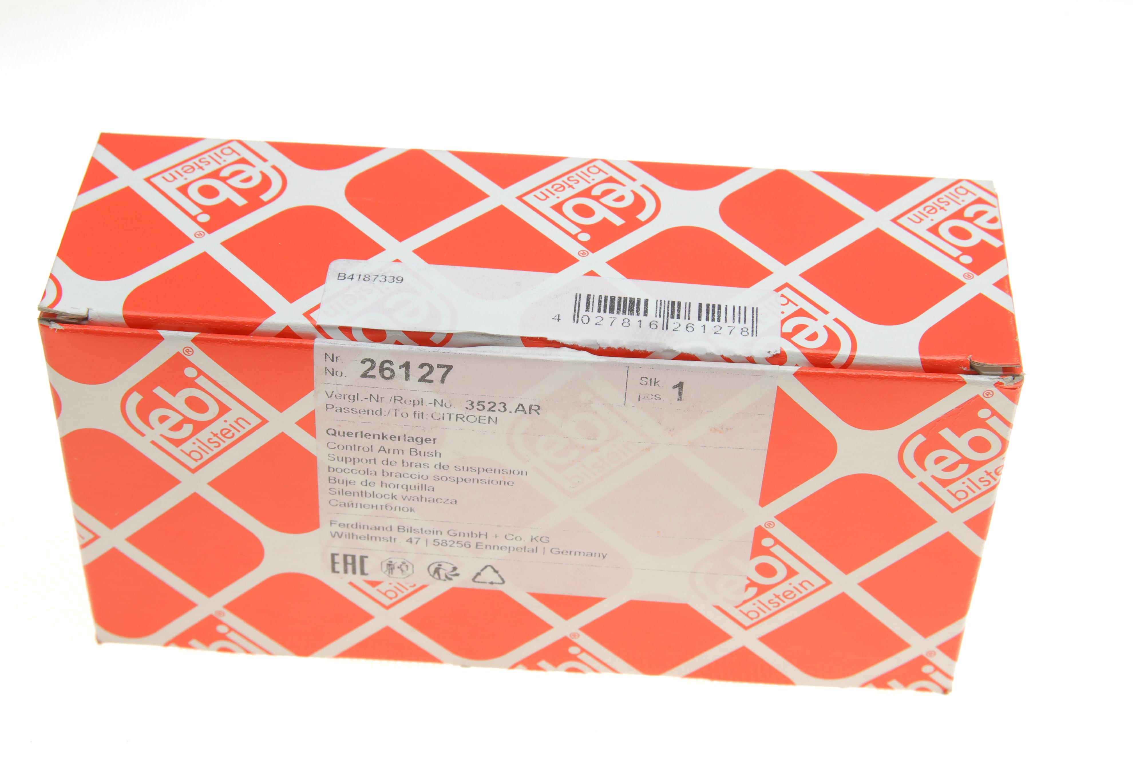 Сайлентблок важеля (переднього/знизу/ззаду) Citroen C5/C6 05- (алю подрамник)(VIN 11983 ->)