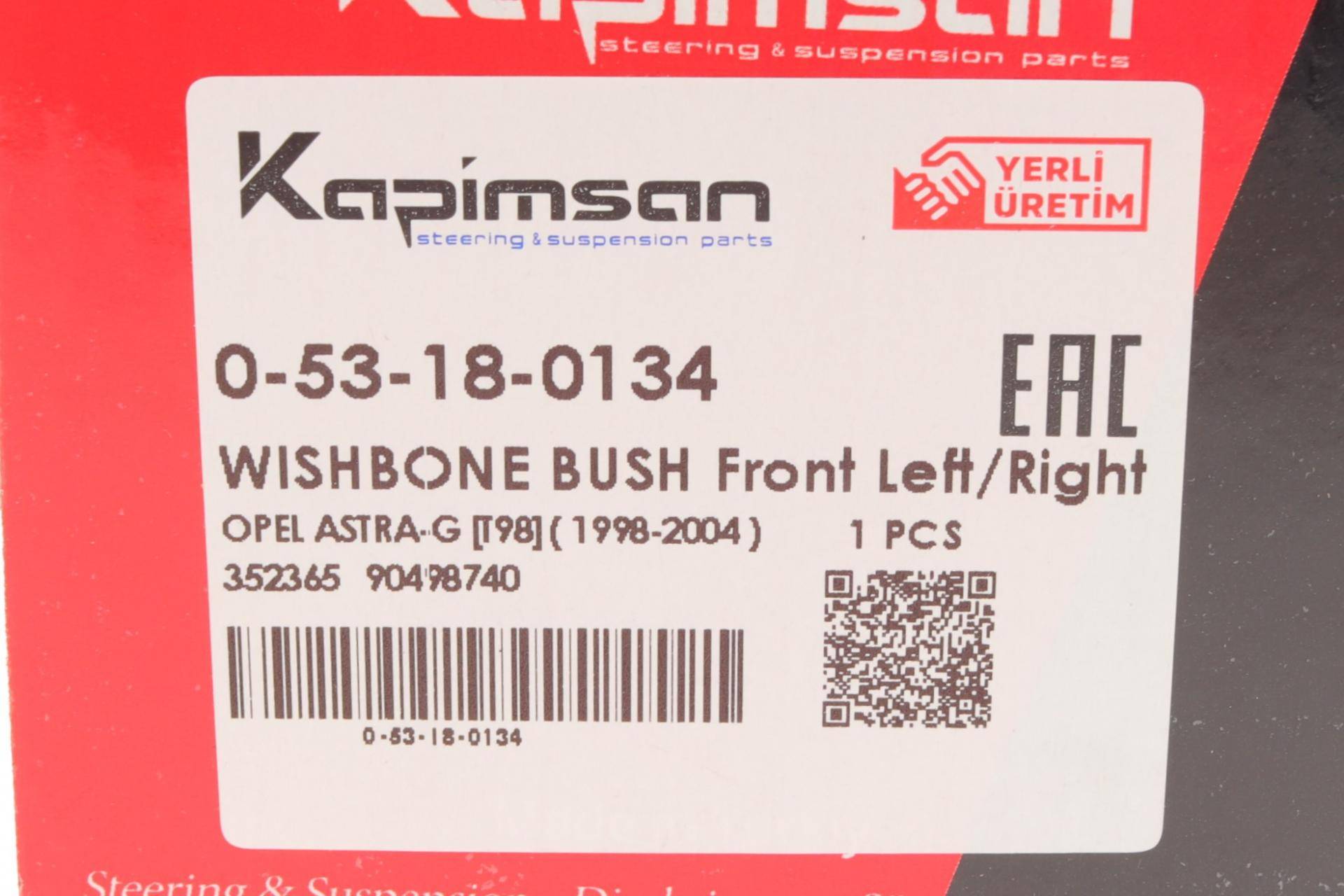 Сайлентблок важеля (переднього/знизу/ззаду) Opel Astra G 98-05