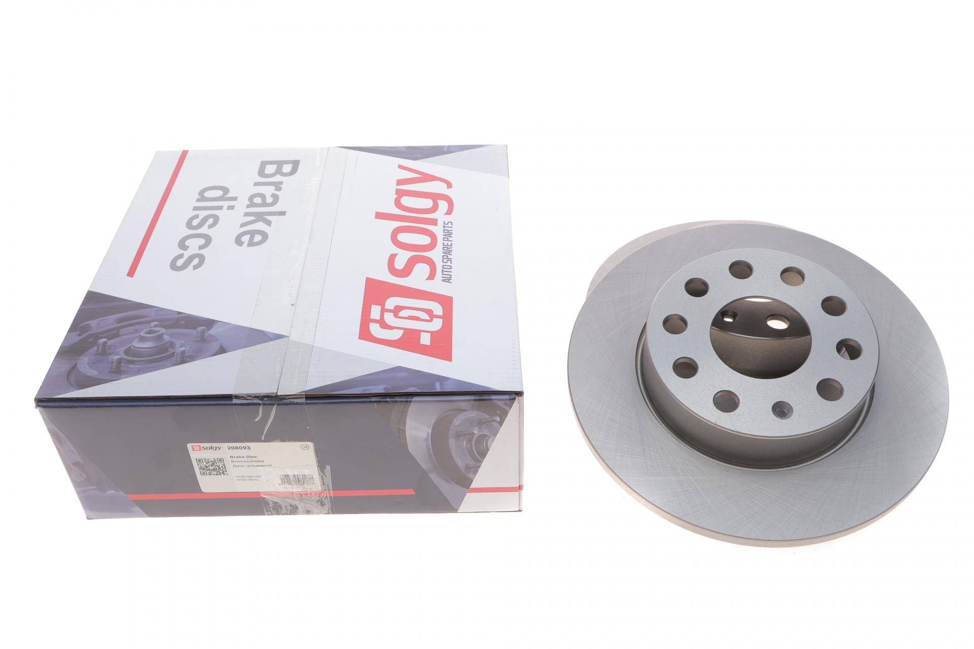 Диск гальмівний (задній) VW Caddy III 04- (256x12)