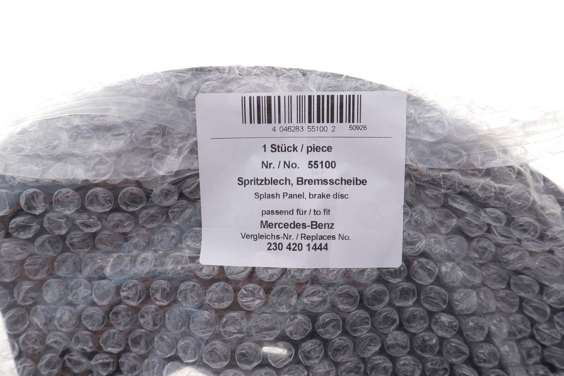 Захист диска гальмівного (заднього) (R) MB E-class (W211) 02-09