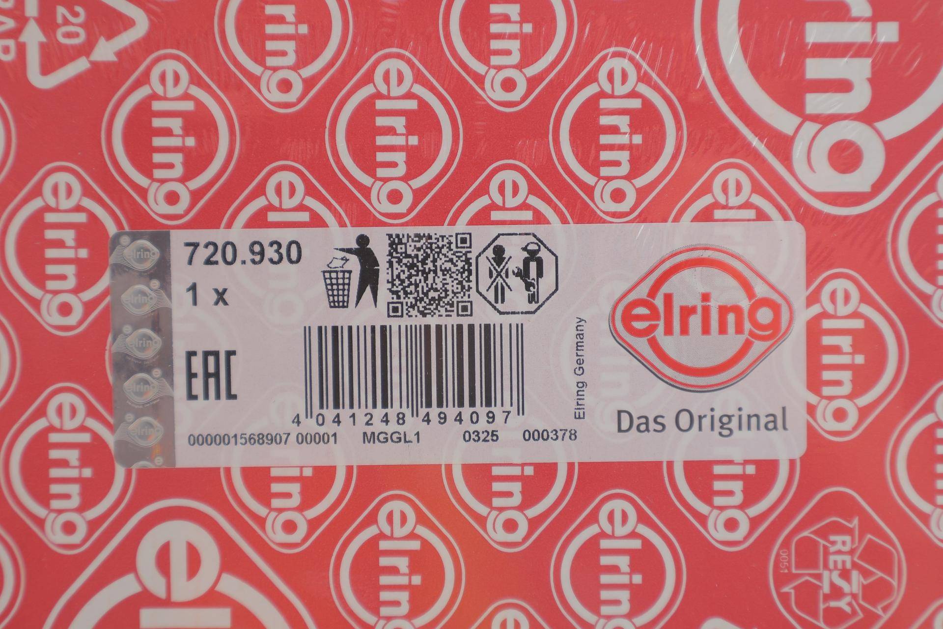 Прокладка ГБЦ Hyundai Accent 1.3 00-05 (Ø73.00mm) (0.40mm)