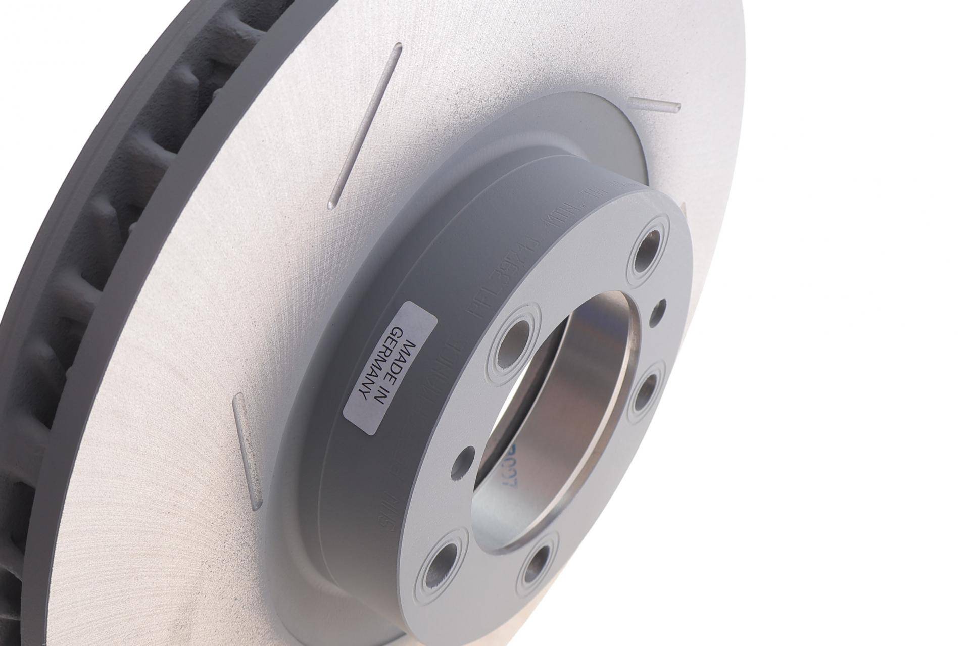 Диск гальмівний (передній) Porsche Panamera 2.9 16-23 (360x36) (L) (з покриттям) (зі шліцами) (вент)