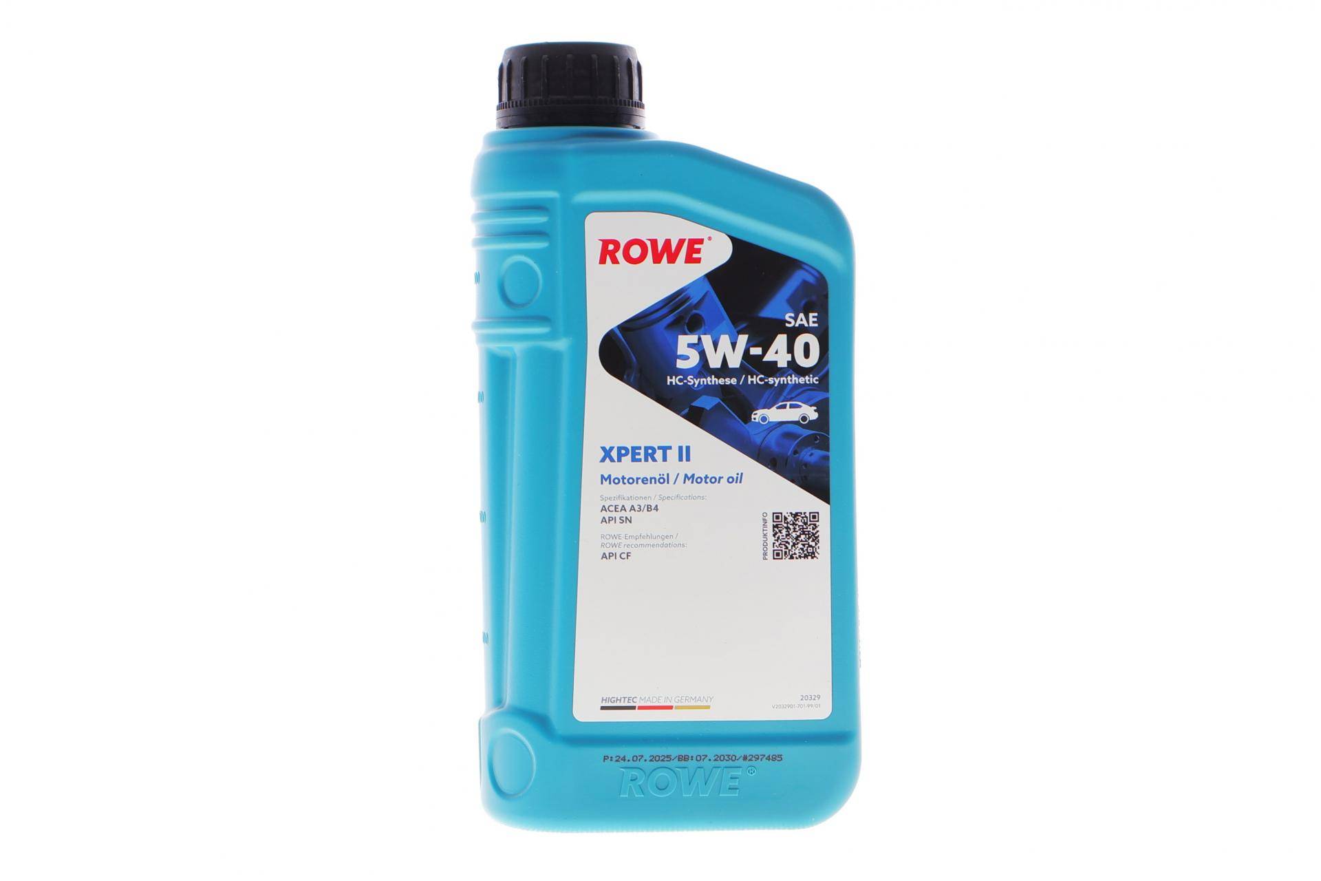 Олива 5W40 HIGHTEC XPERT II (1L) (ACEA A3/B4 ) (API SN/CF)