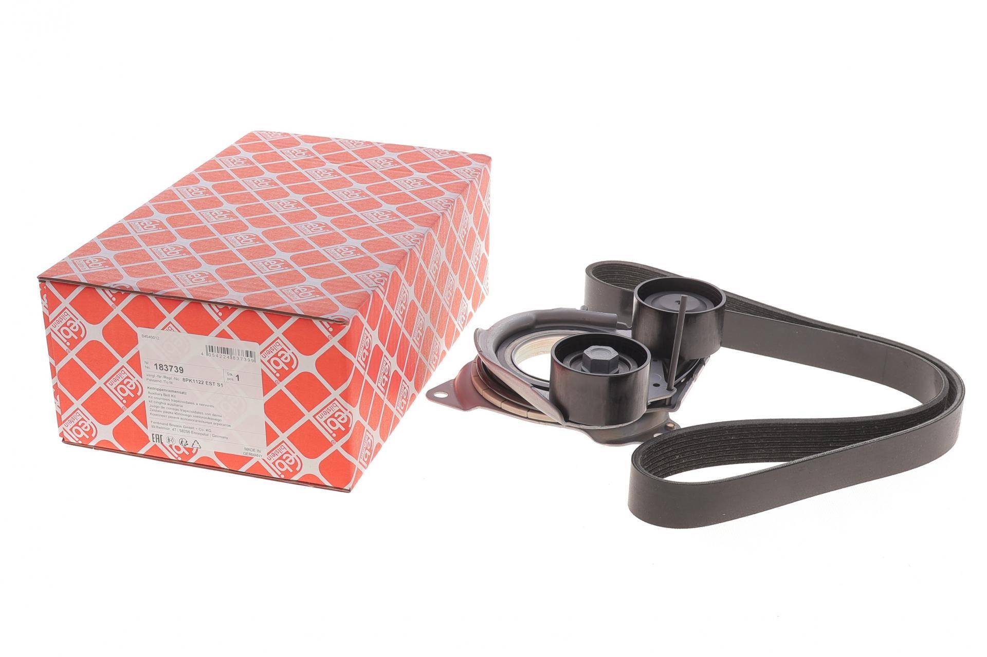 Комплект ременя генератора BMW X5 (G05) 3.0d Mild-Hybrid (B57) 20- (8PK1122)