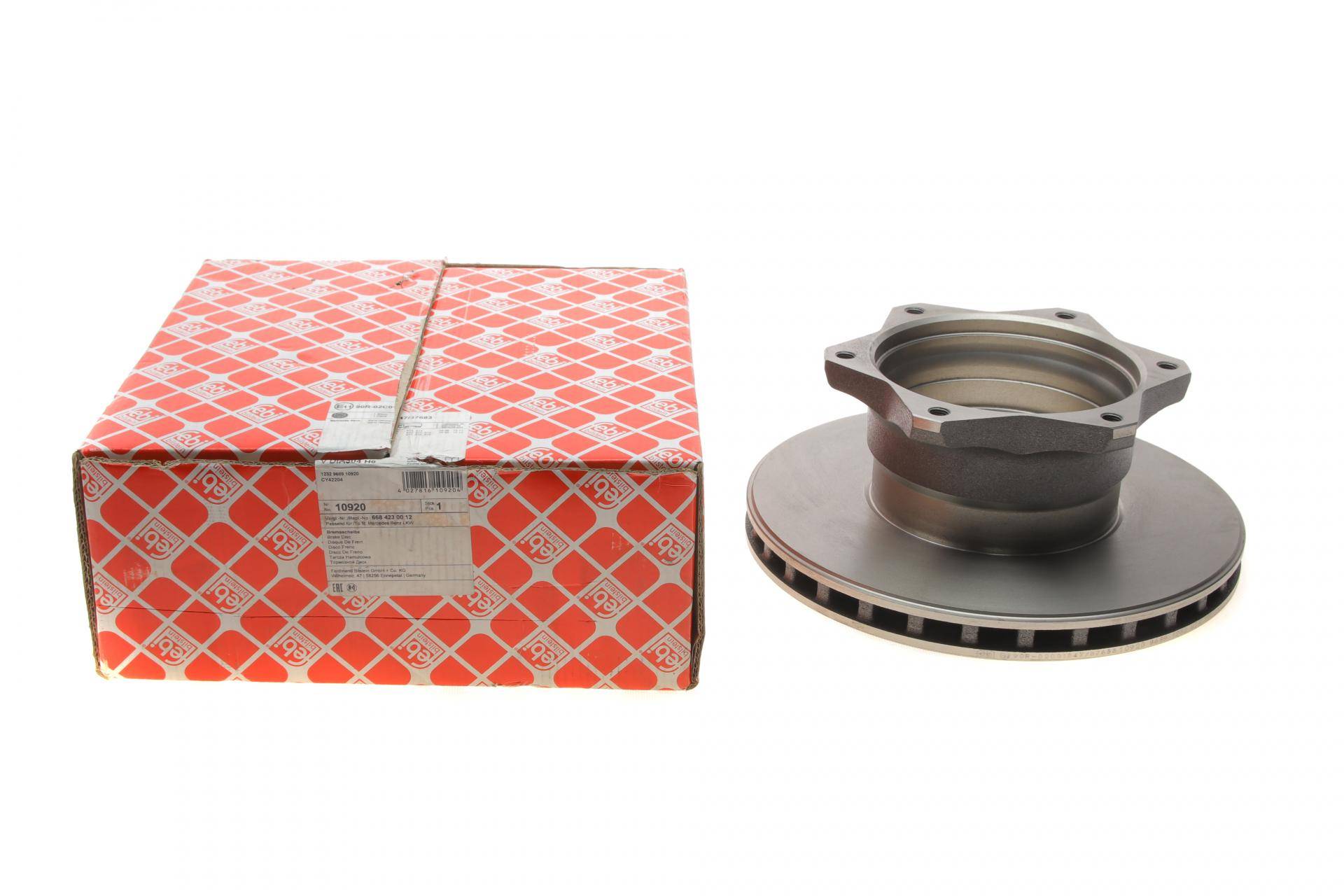 Диск гальмівний (задній) MB Vario (304х30) 16