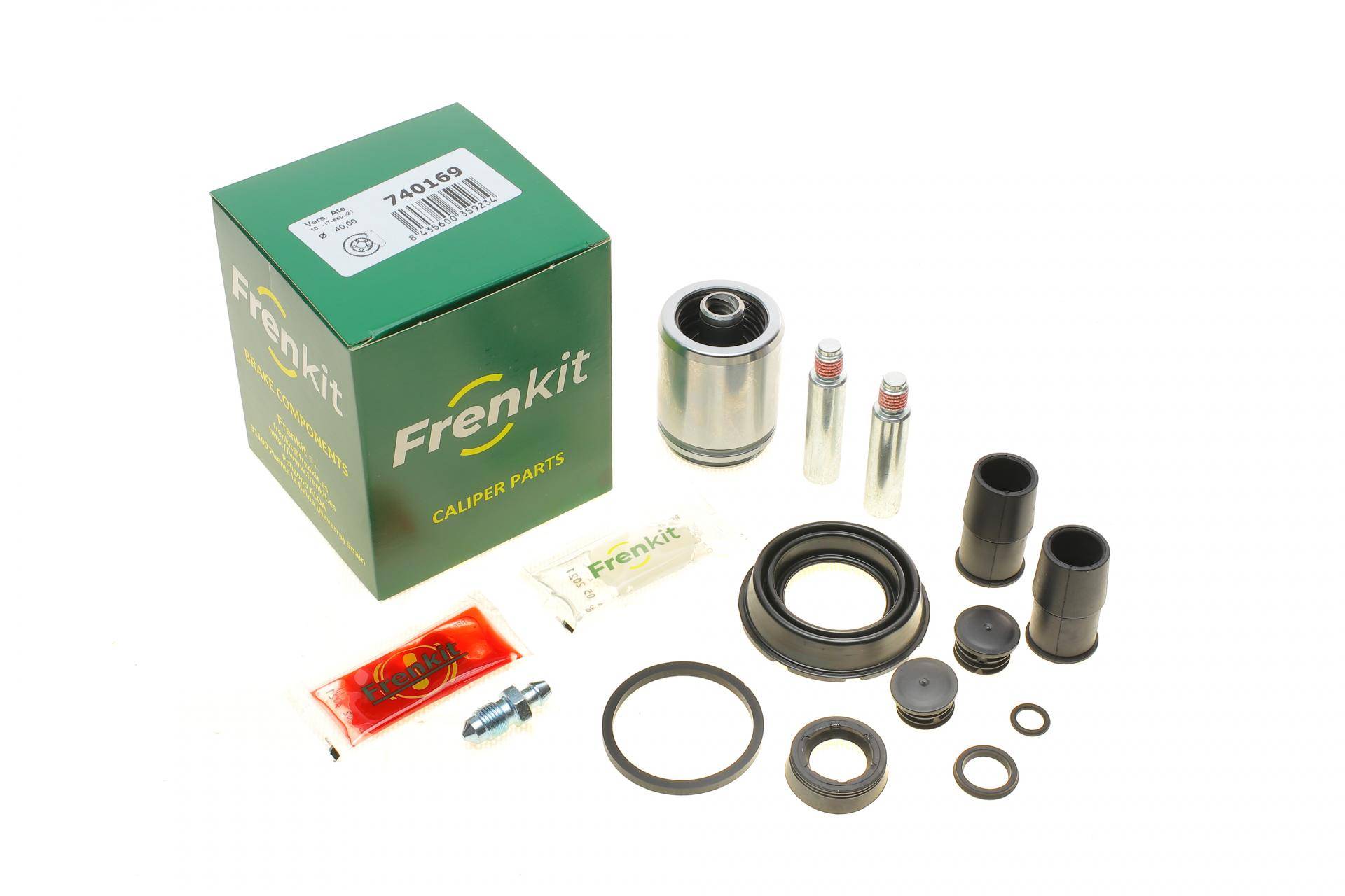 Ремкомплект супорта (заднього) Opel Vectra C 02- (d=40mm) (+поршень/направляюча) (Ate)