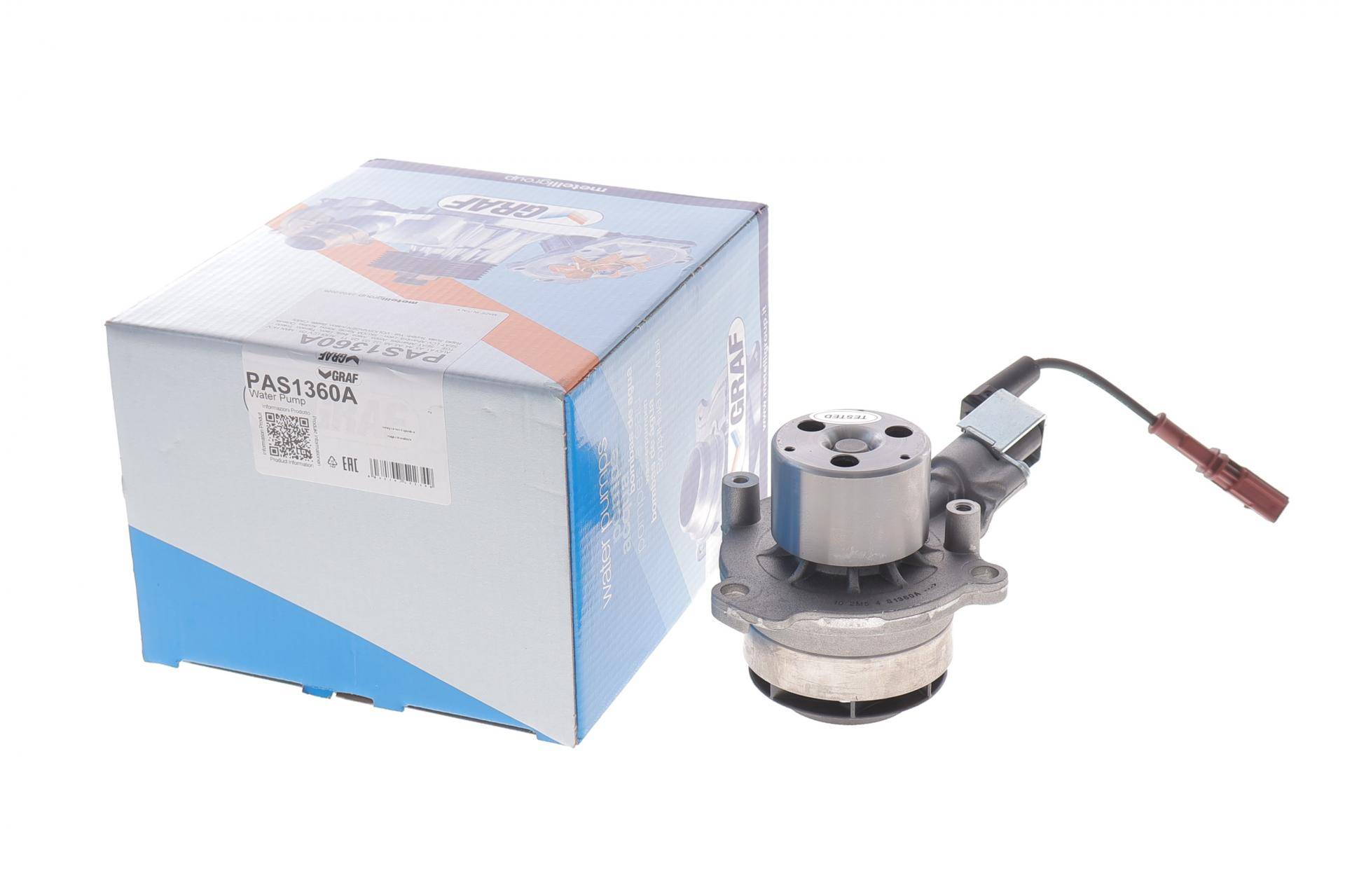 Помпа води Audi/Seat/Skoda/VW Crafter/Caddy/T6/Passat/Golf 1.6/2.0TDI 13- (B/B)(7 лоп)(Switchable/з датчиком)