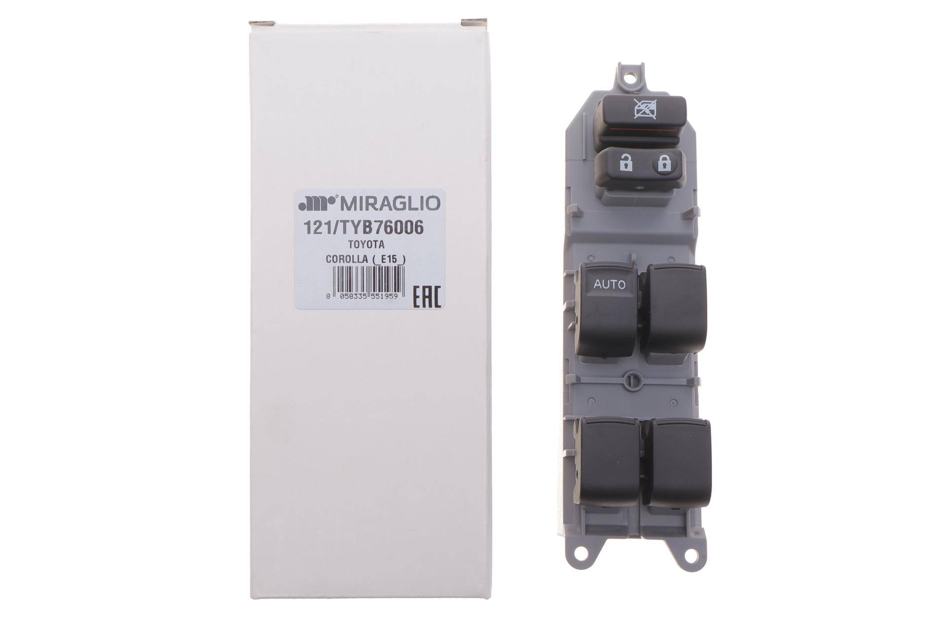 Кнопка склопідіймача (L) Toyota Corolla/Rav 4 III 05-14 (блок)