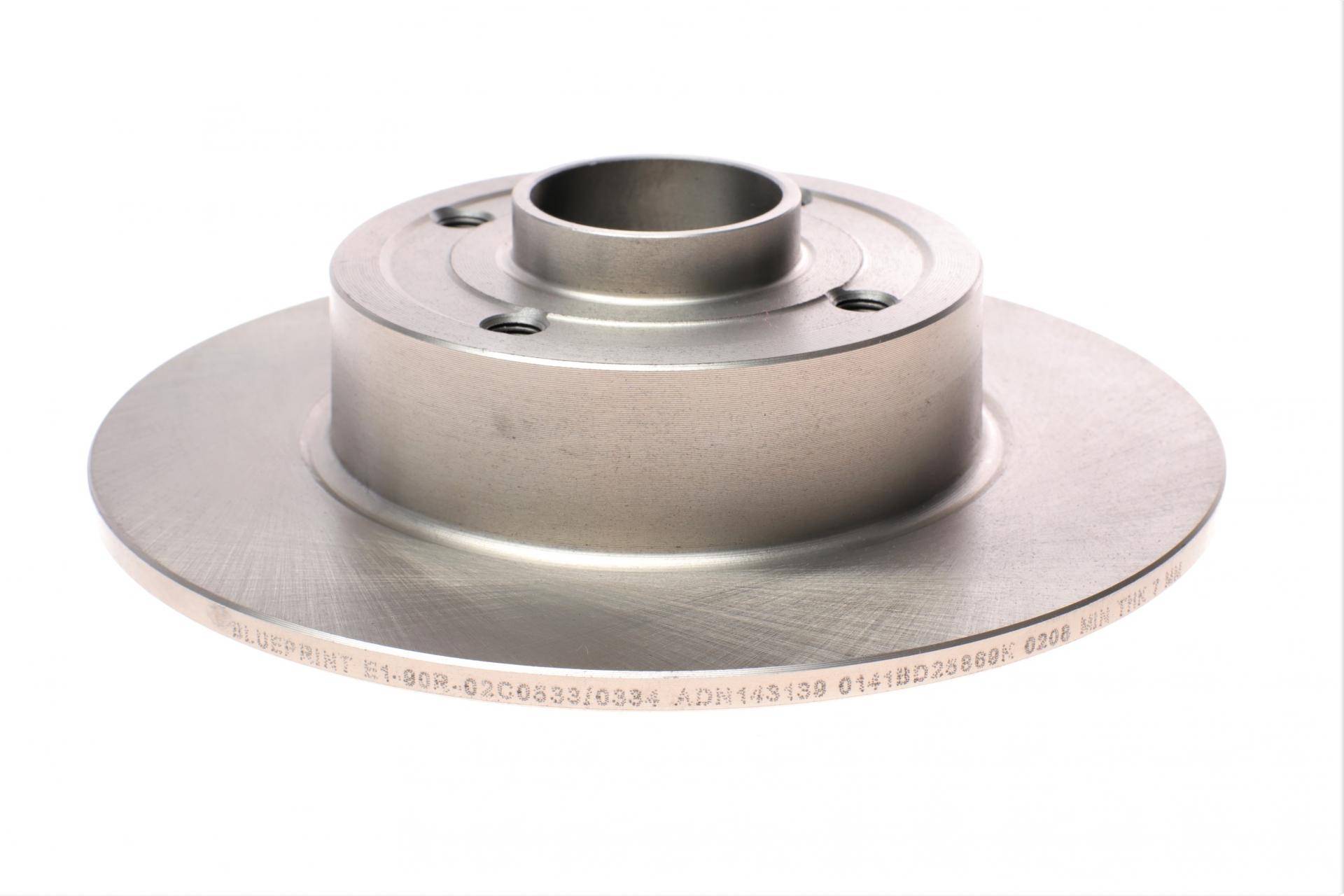 Диск гальмівний (задній) Renault Megane II 03- (240х8) (+ABS) (з підшипником)