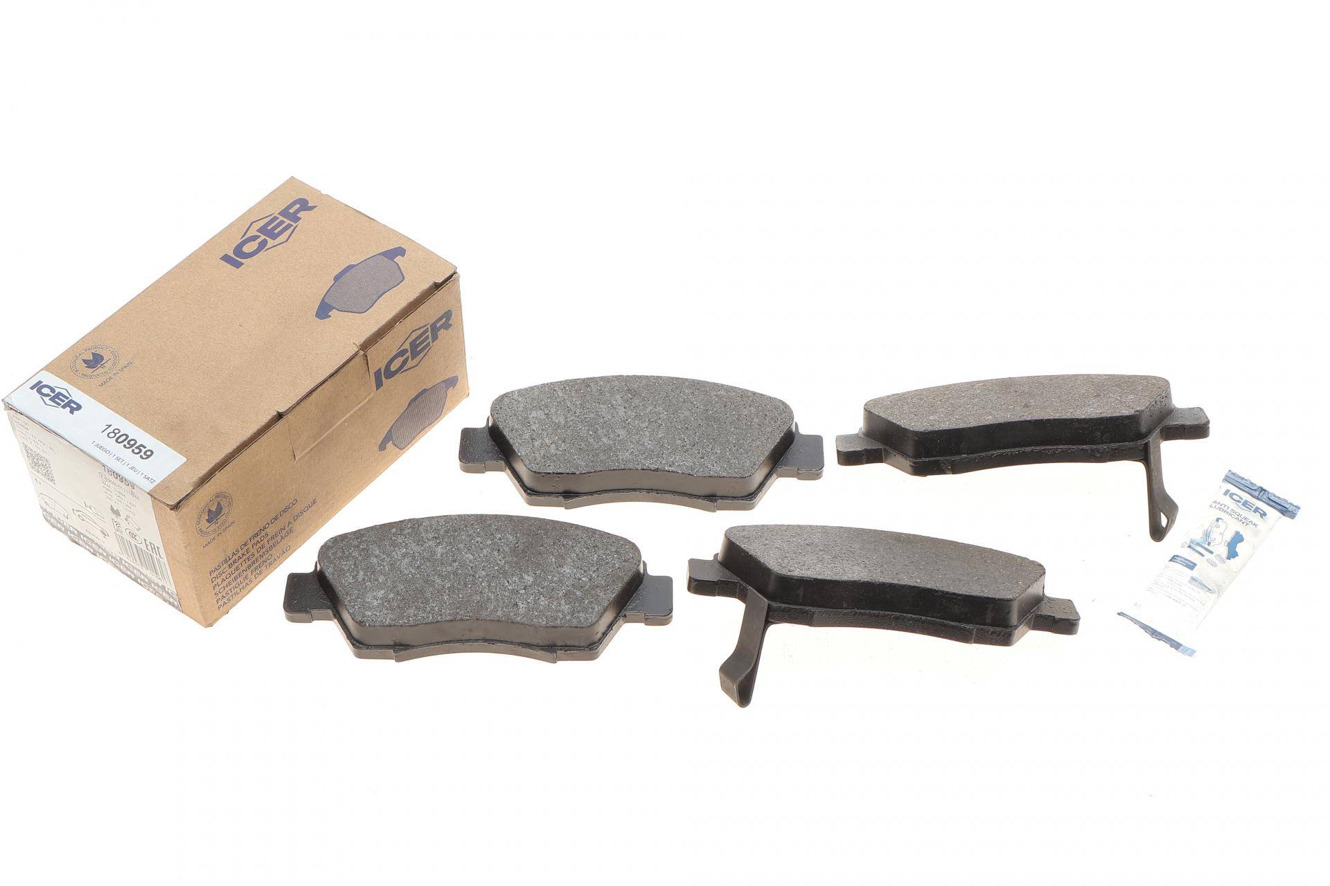 Колодки гальмівні (передні) Honda Civic V/VI/VII 91-05/CRX III 92-98/Jazz 08-14