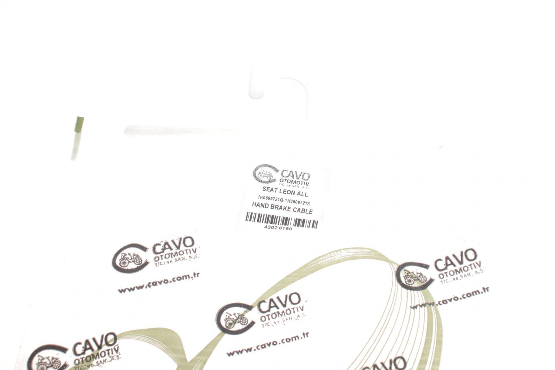 Трос ручника VW Golf V/Audi A3/Skoda Octavia 97-13 (1450/810 мм)