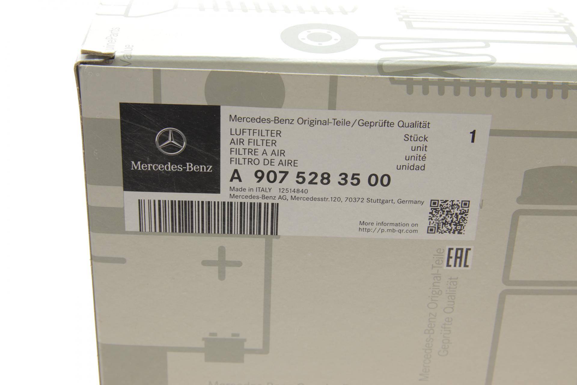 Фільтр повітряний MB Sprinter (W907/W910) 2.0 CDI OM654 20-