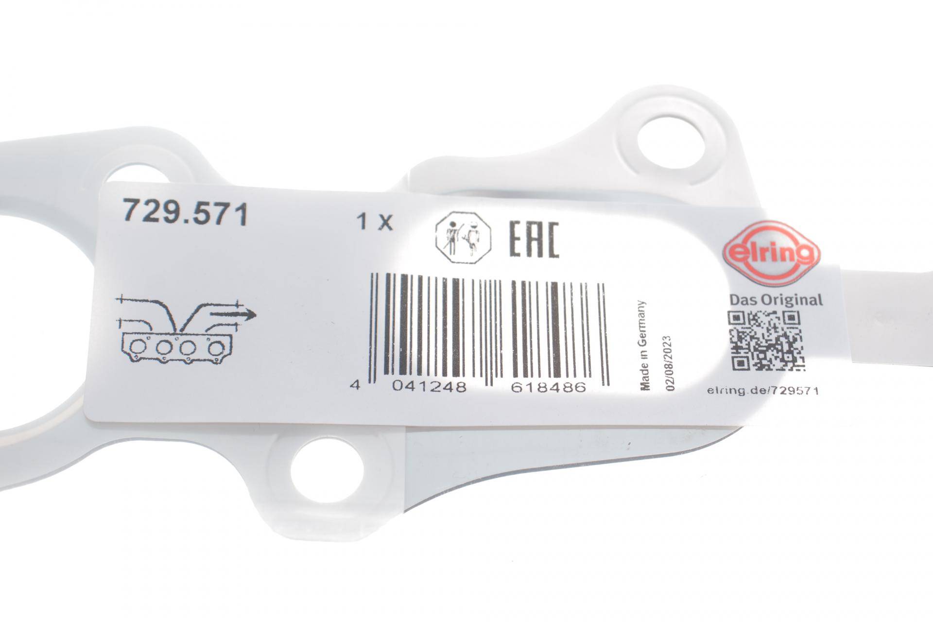 Прокладка колектора випускного VW Caddy IV 2.0 TDI 15-