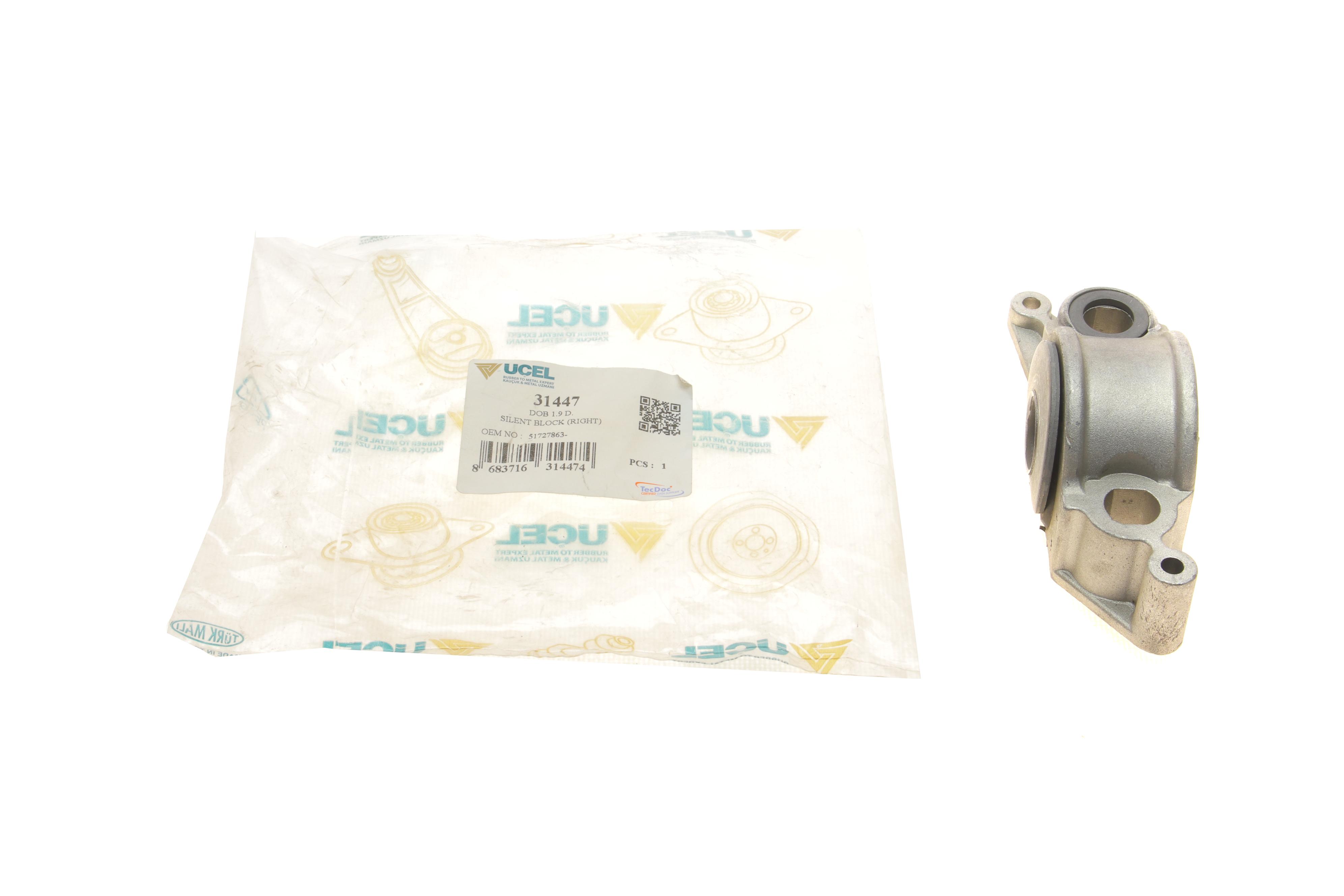 Сайлентблок важеля (переднього/ззаду) Fiat Doblo 01- (R)