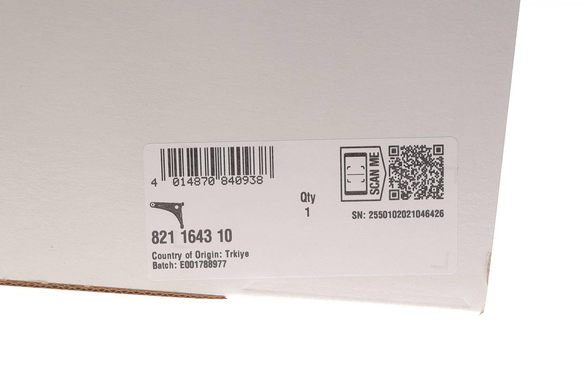 Важіль підвіски (передній) (L) Renault Kangoo/MB Citan (W420) 21-