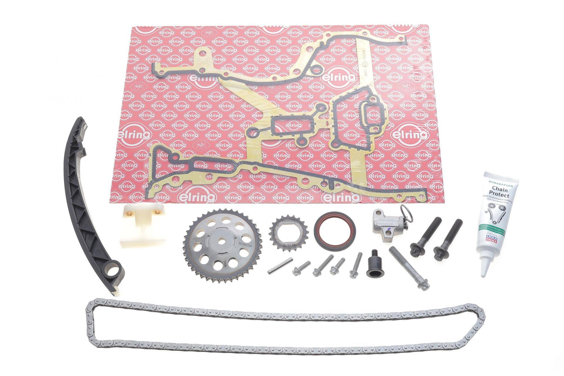 Комплект ланцюга ГРМ Opel Astra G/Corsa C 1.2i/Combo 1.4i 98-, (ланцюг INA)