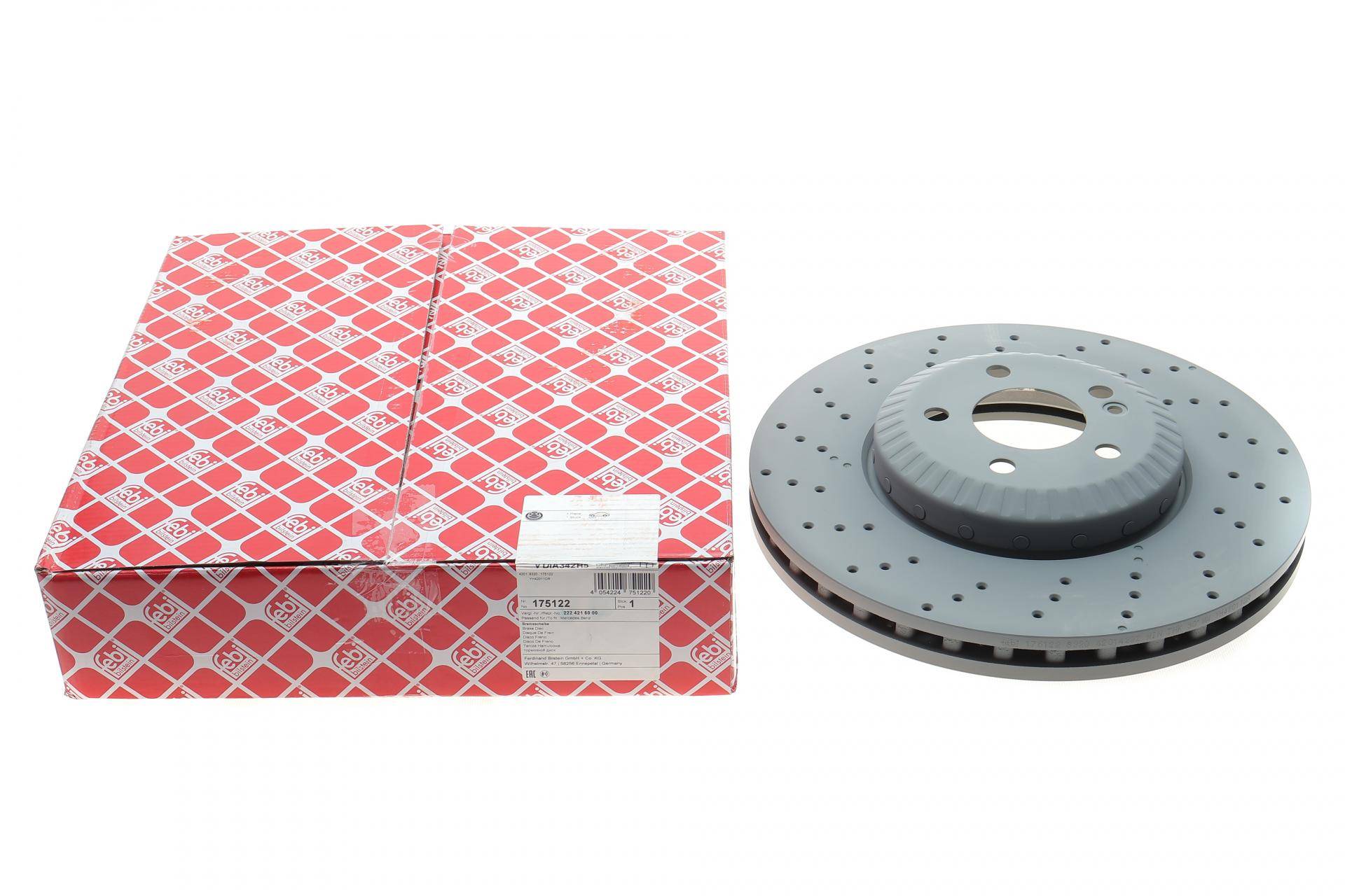 Диск гальмівний (передній) MB S-class (W222/V222/X222) 13- (342x32)