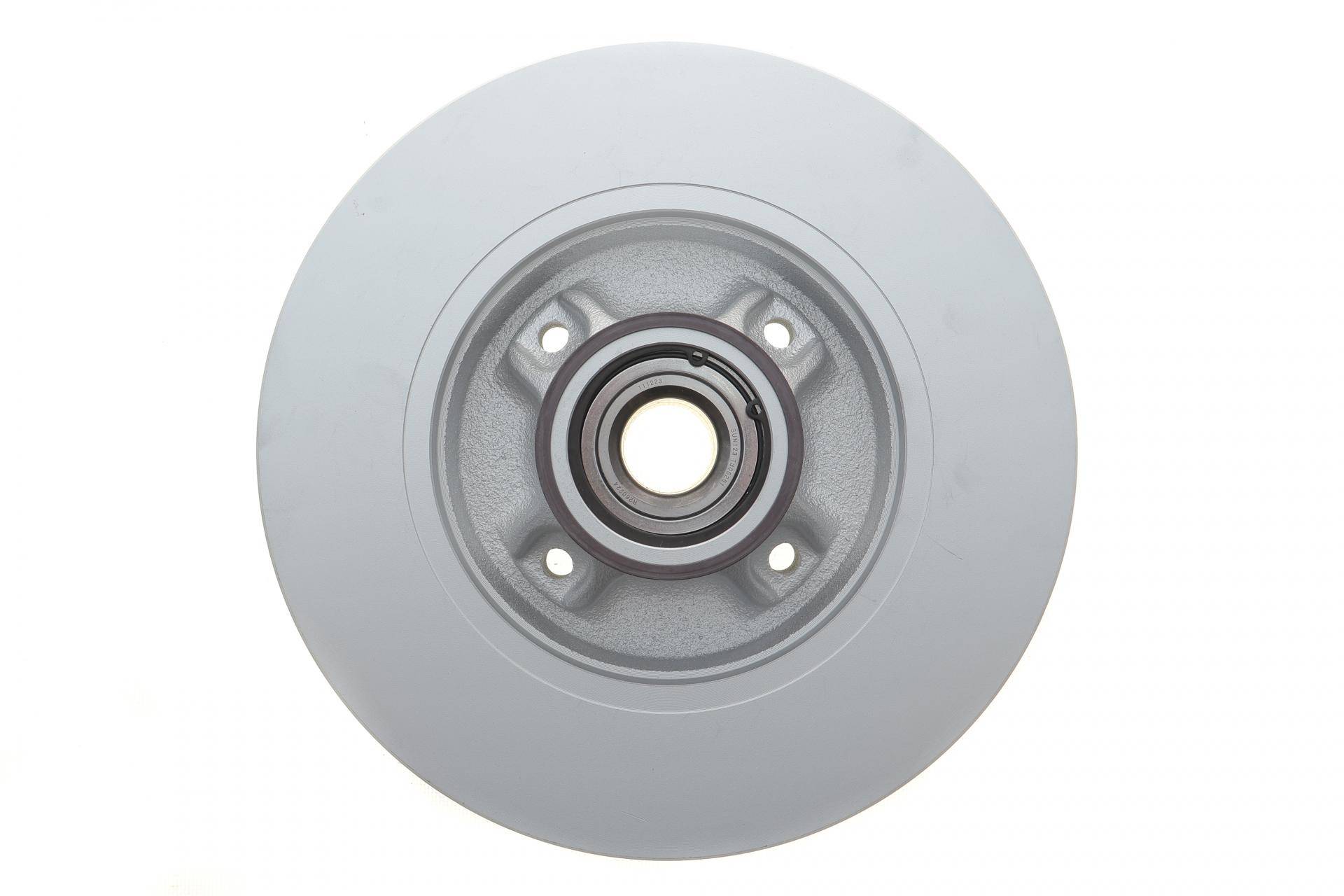 Диск гальмівний (задній) Citroen C4/Peugeot 308/3008/5008 06- (268х12)(+ABS)(з підш.)(з покр)(повний)