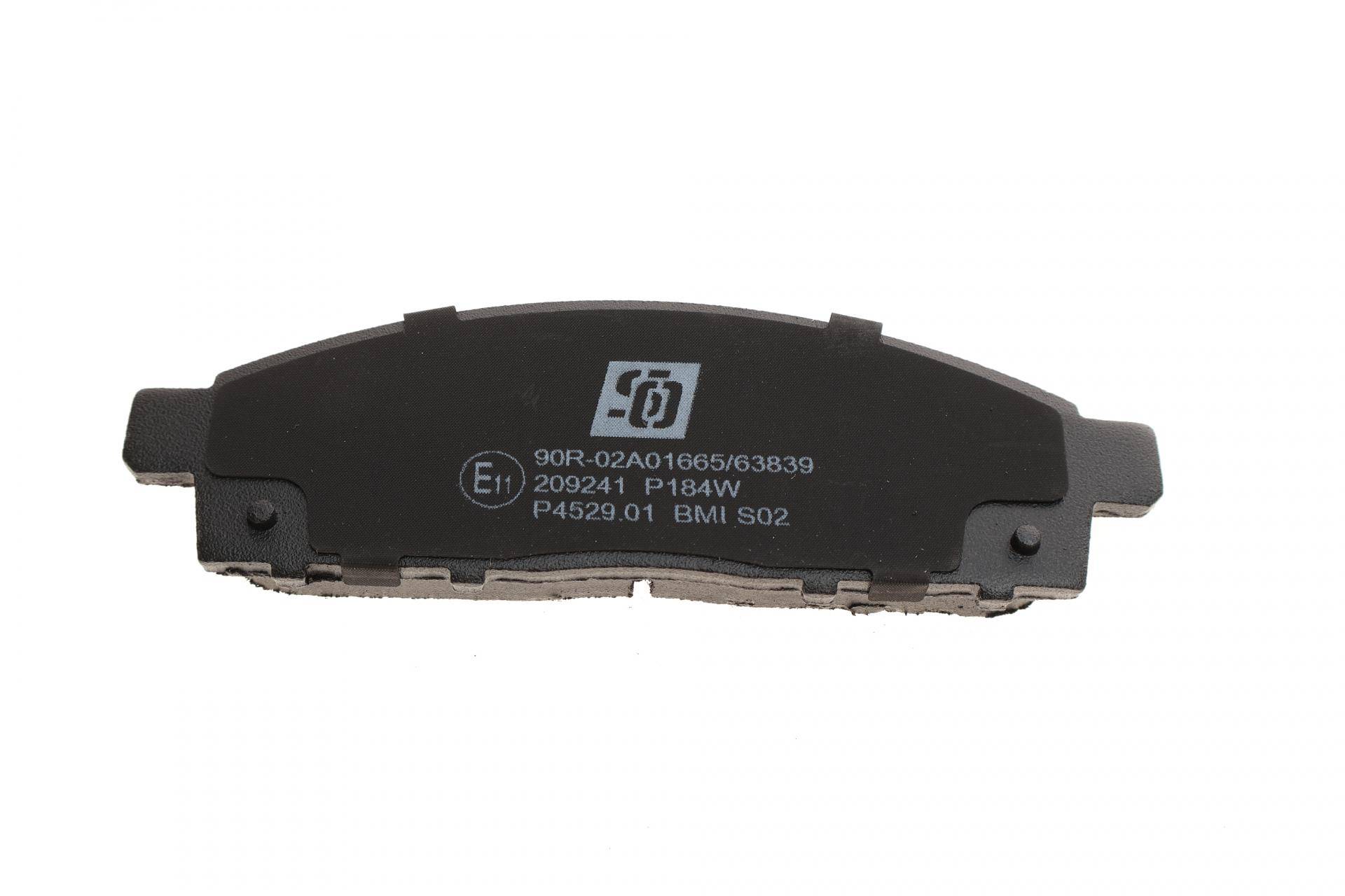 Колодки гальмівні (передні) Mitsubishi L200 05-/Pajero Sport II 08-/Fiat Fullback 16-