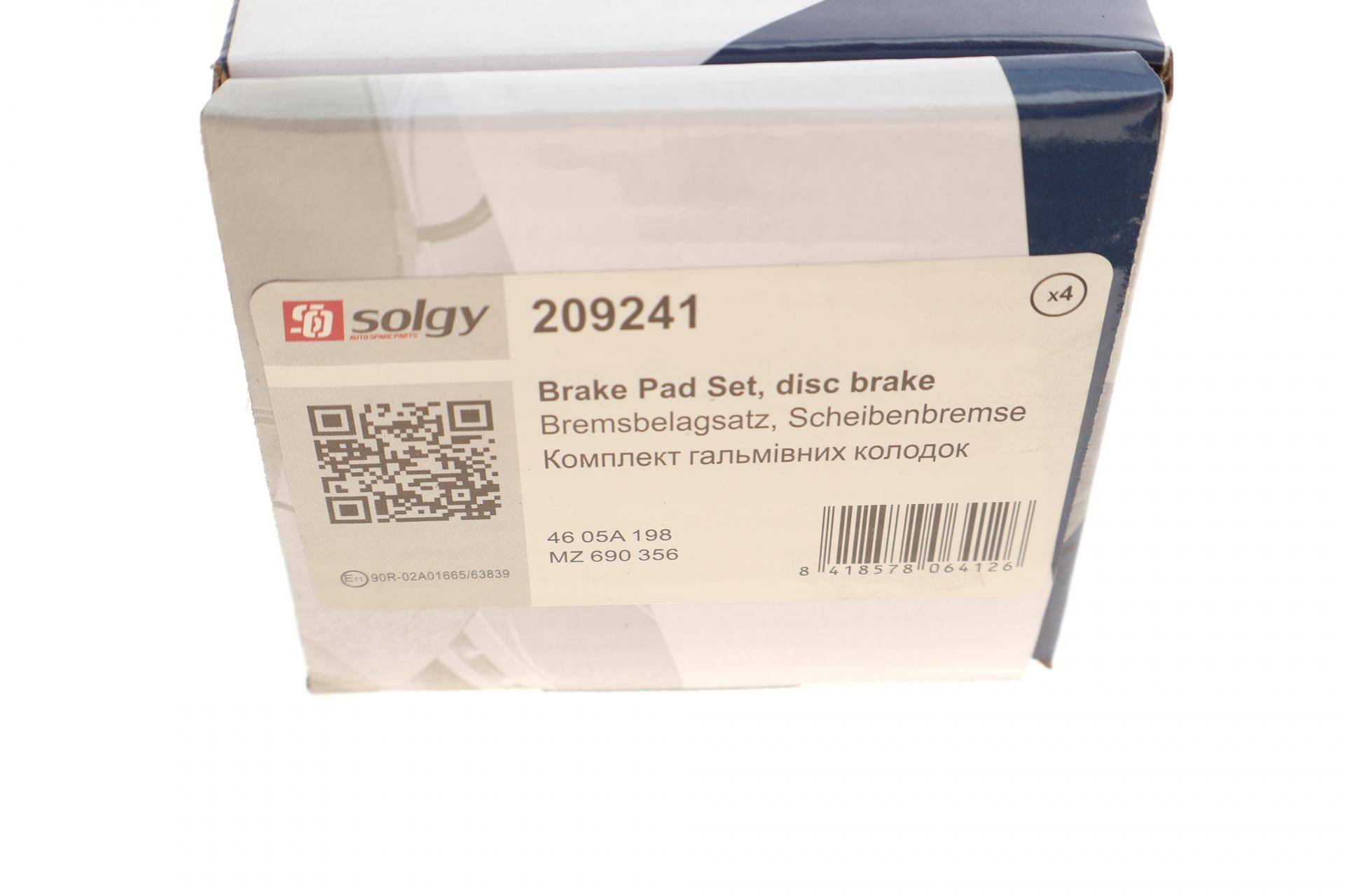 Колодки гальмівні (передні) Mitsubishi L200 05-/Pajero Sport II 08-/Fiat Fullback 16-