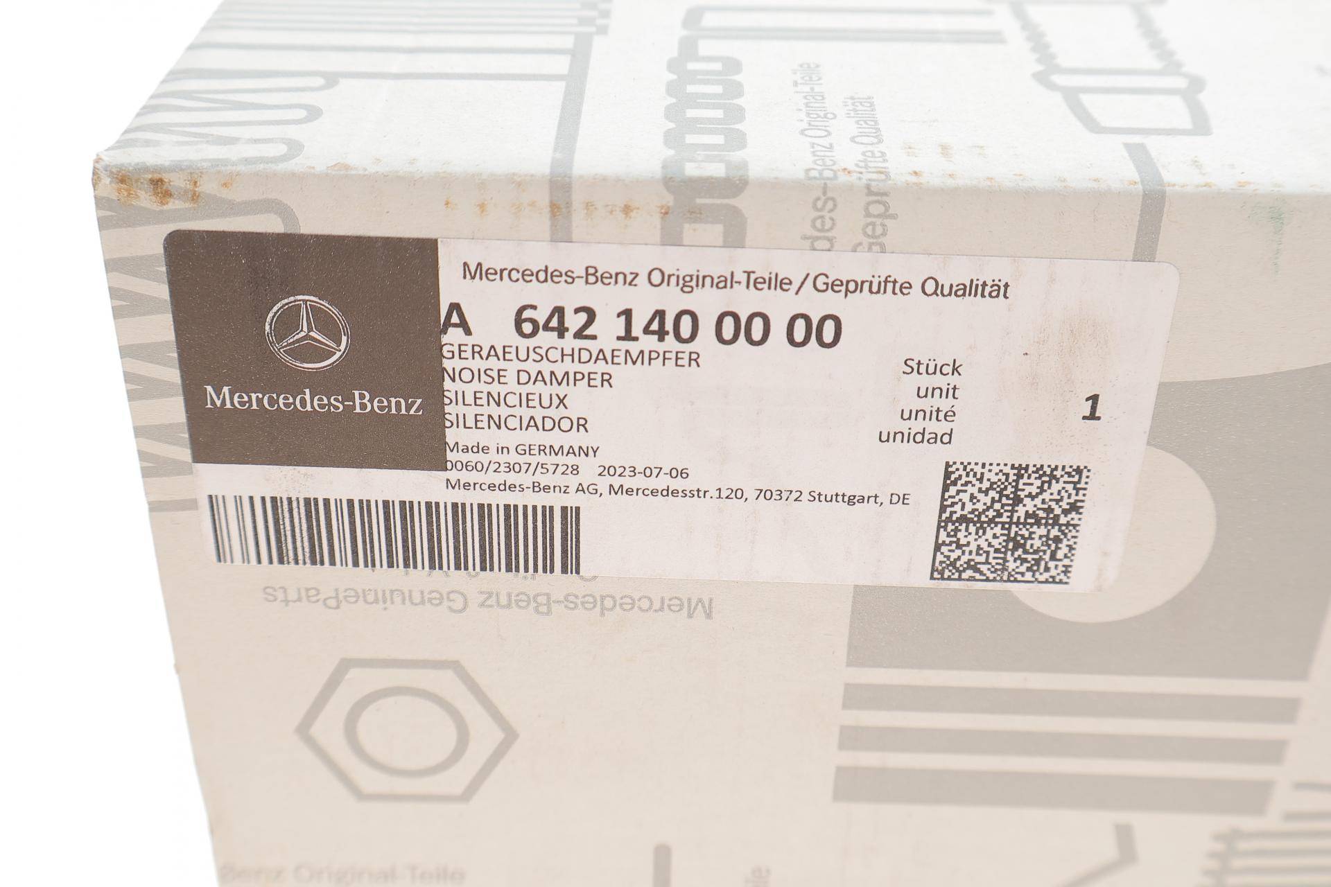 Глушник турбінних газів MB Sprinter 906/Vito (W639) OM642 (замінено A6421403187)