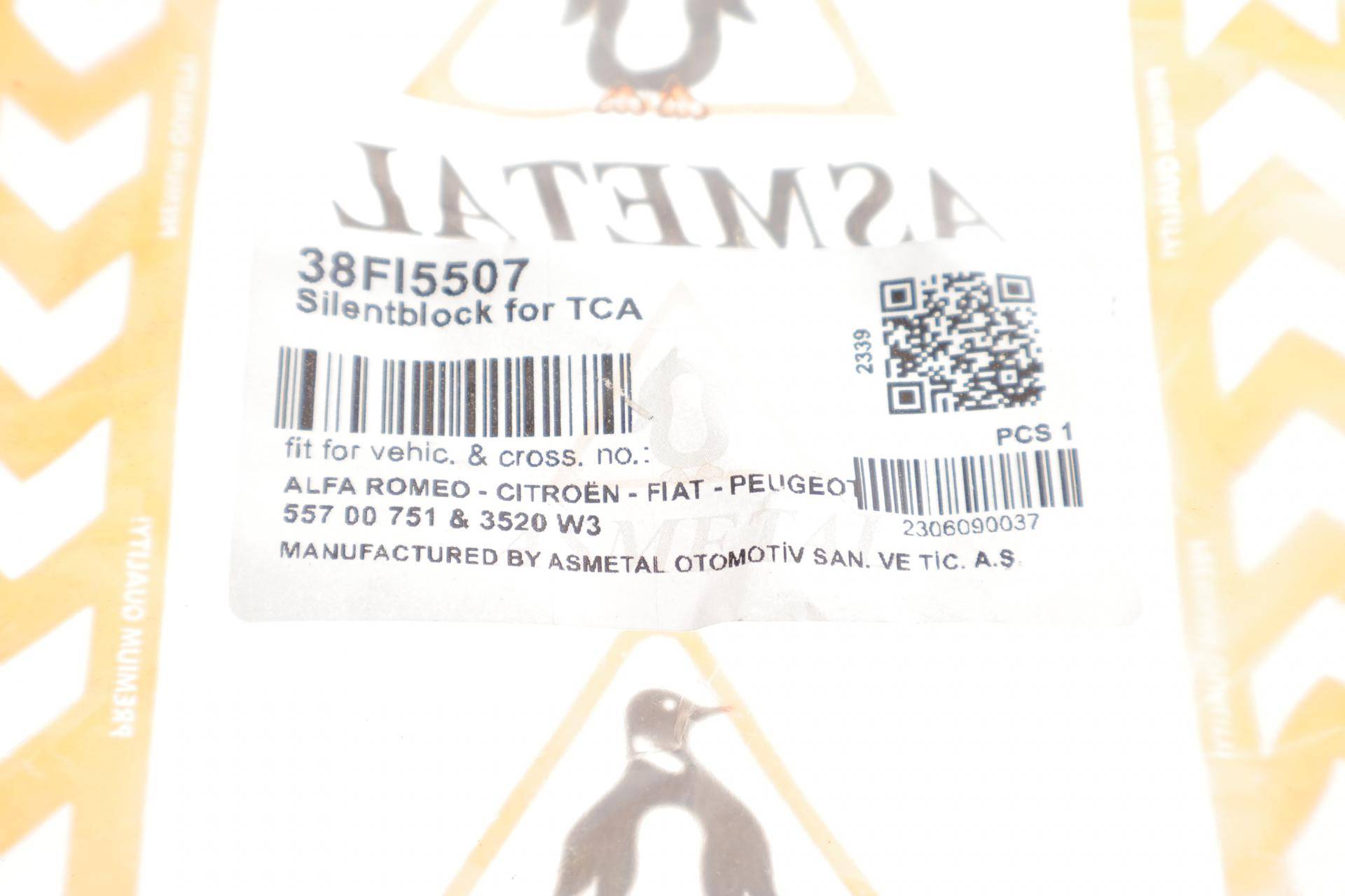 Сайлентблок важеля (переднього/ззаду) Citroen Nemo 08- (72.5x12x66/27)