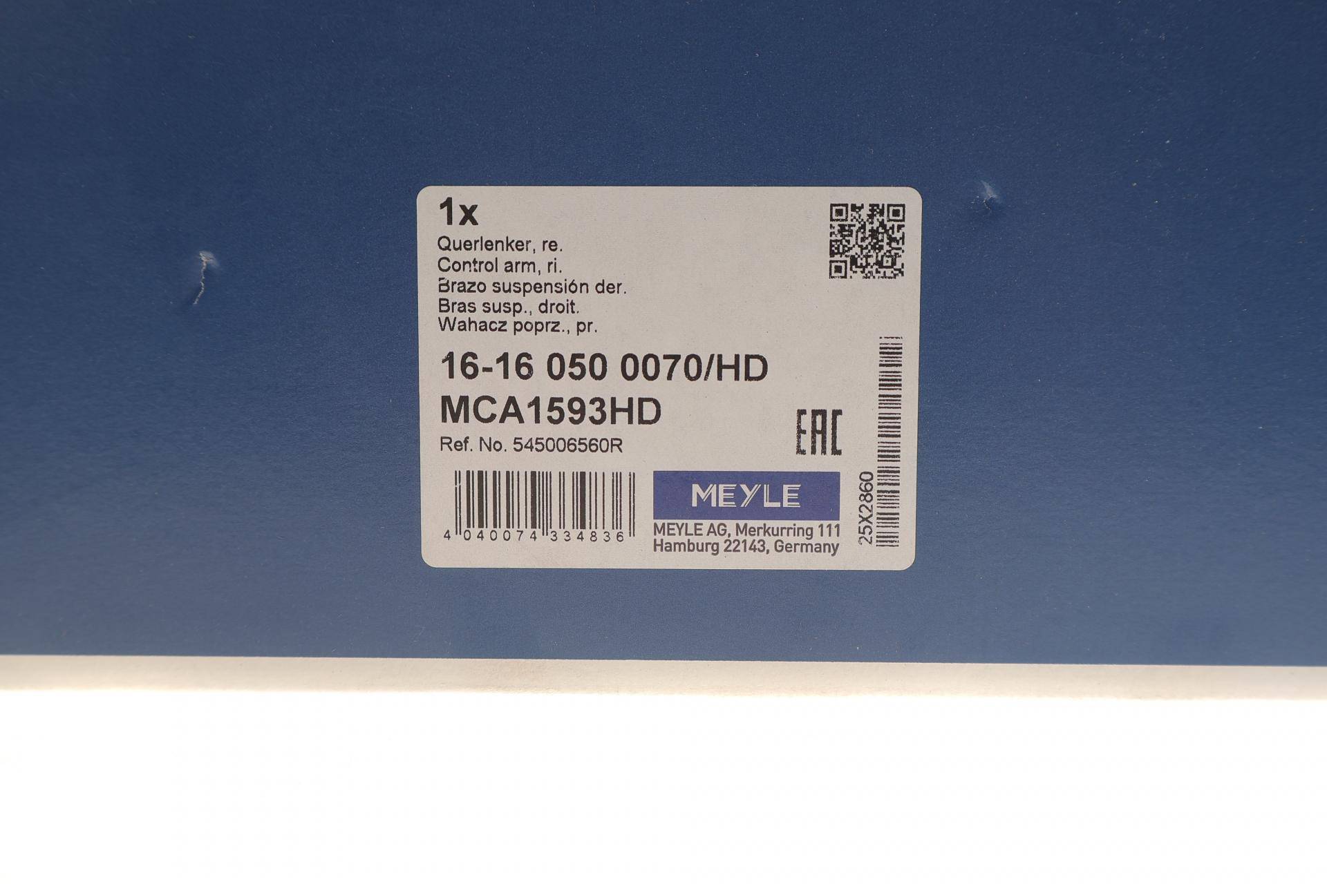 Важіль підвіски (передній/знизу) (R) Renault Megane III/Scenic III/Grand Scenic III 08-