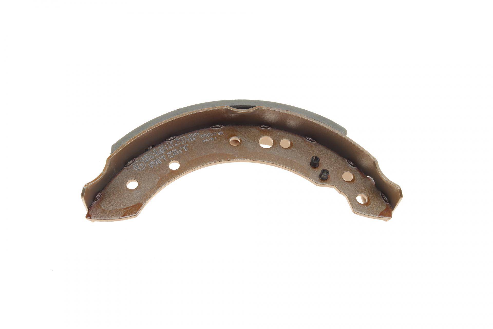 Колодки гальмівні (задні) Smart ForFour 04-06/Mitsubishi Colt 04-12 (барабанні) (203.2x39)