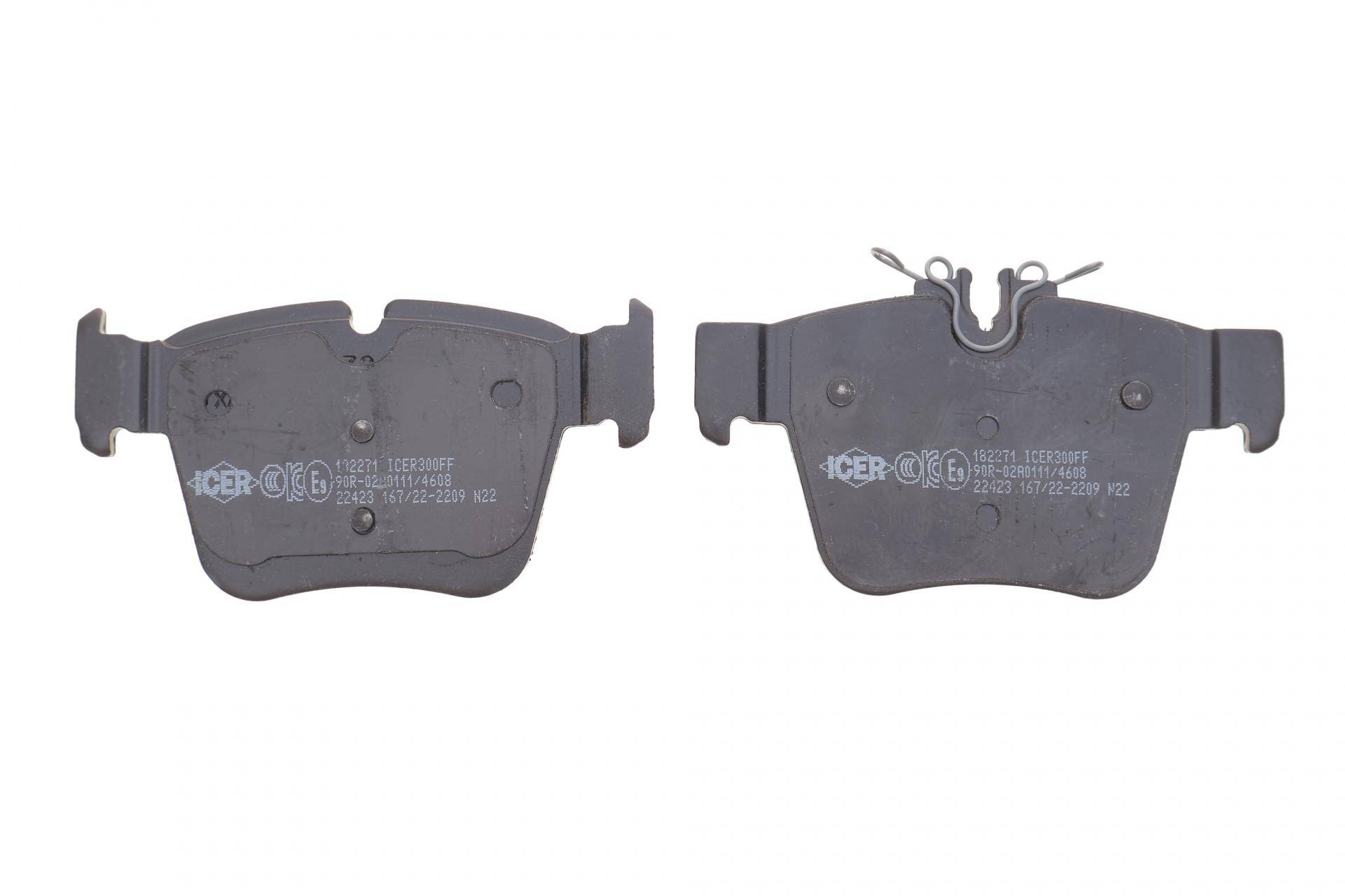 Колодки гальмівні (задні) MB C-class (W205)/GLC-class (X253) 15-